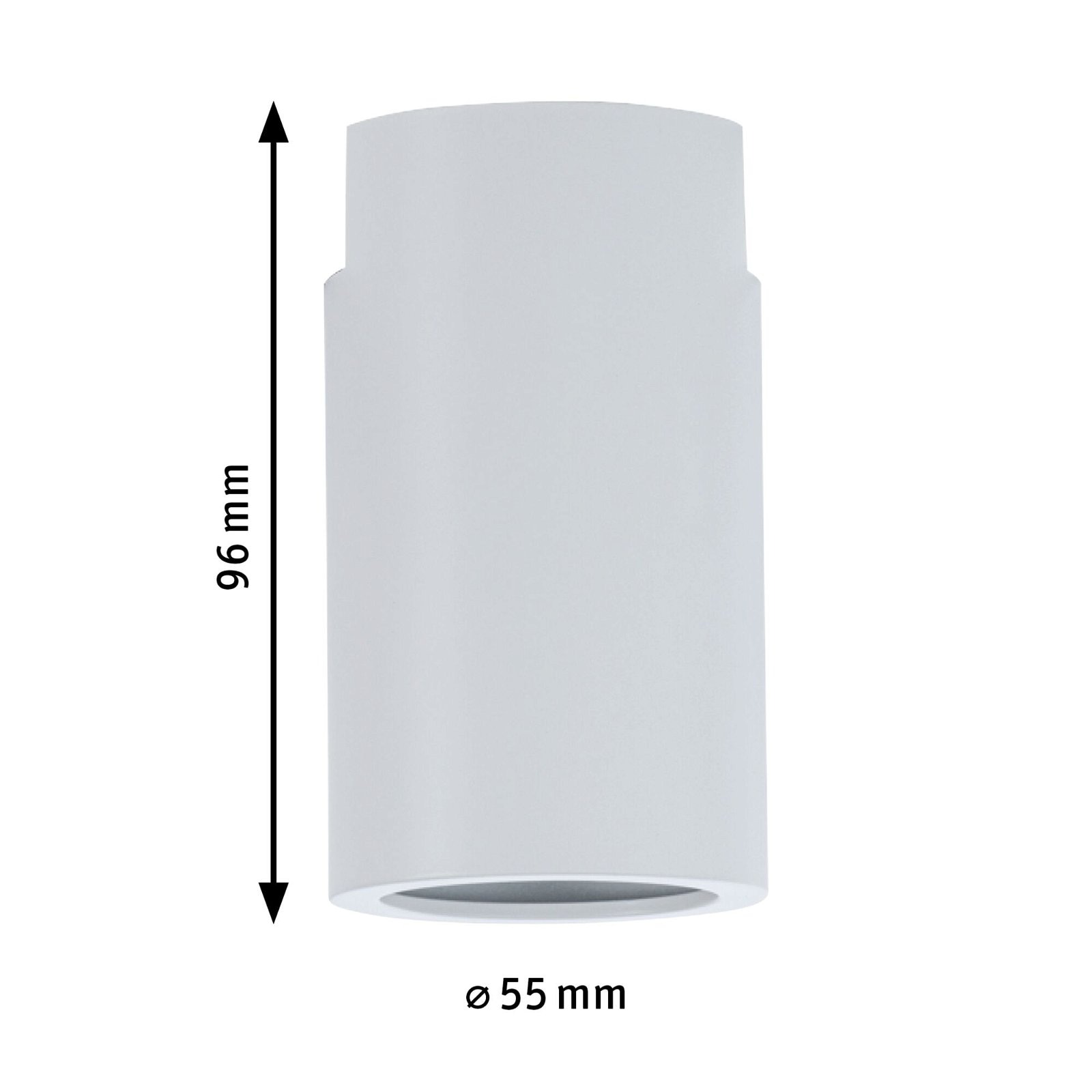 Paulmann Schienensystem-Leuchten »URail Schienenspot Socket Einzelspot E27 max. 20W 230V« E27 1 Stk. dimmbar