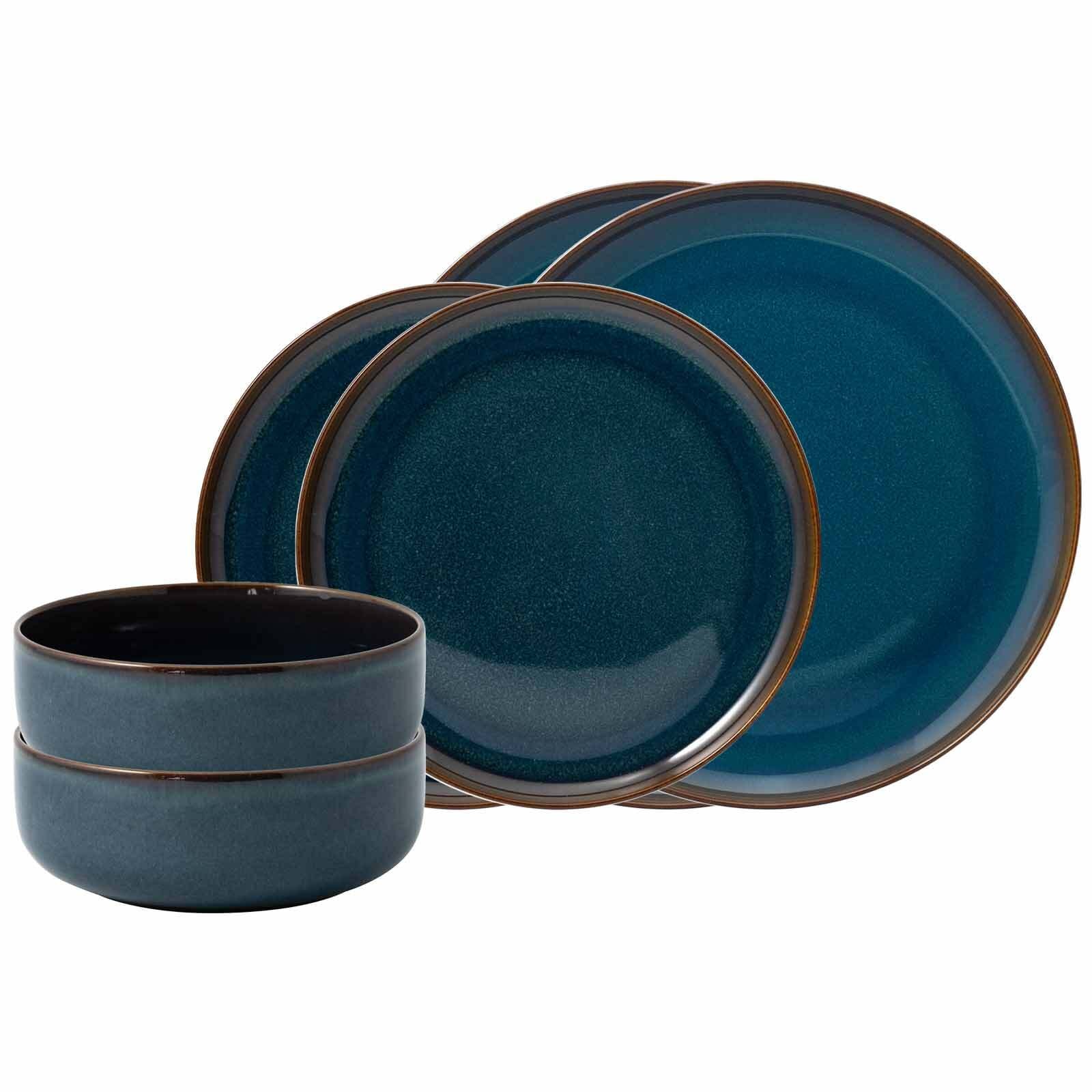 like. by Villeroy & Boch Geschirr-Set "Basic-Set Crafted 6er Set" Spülmaschinengeeignet, Mikrowellengeeignet
