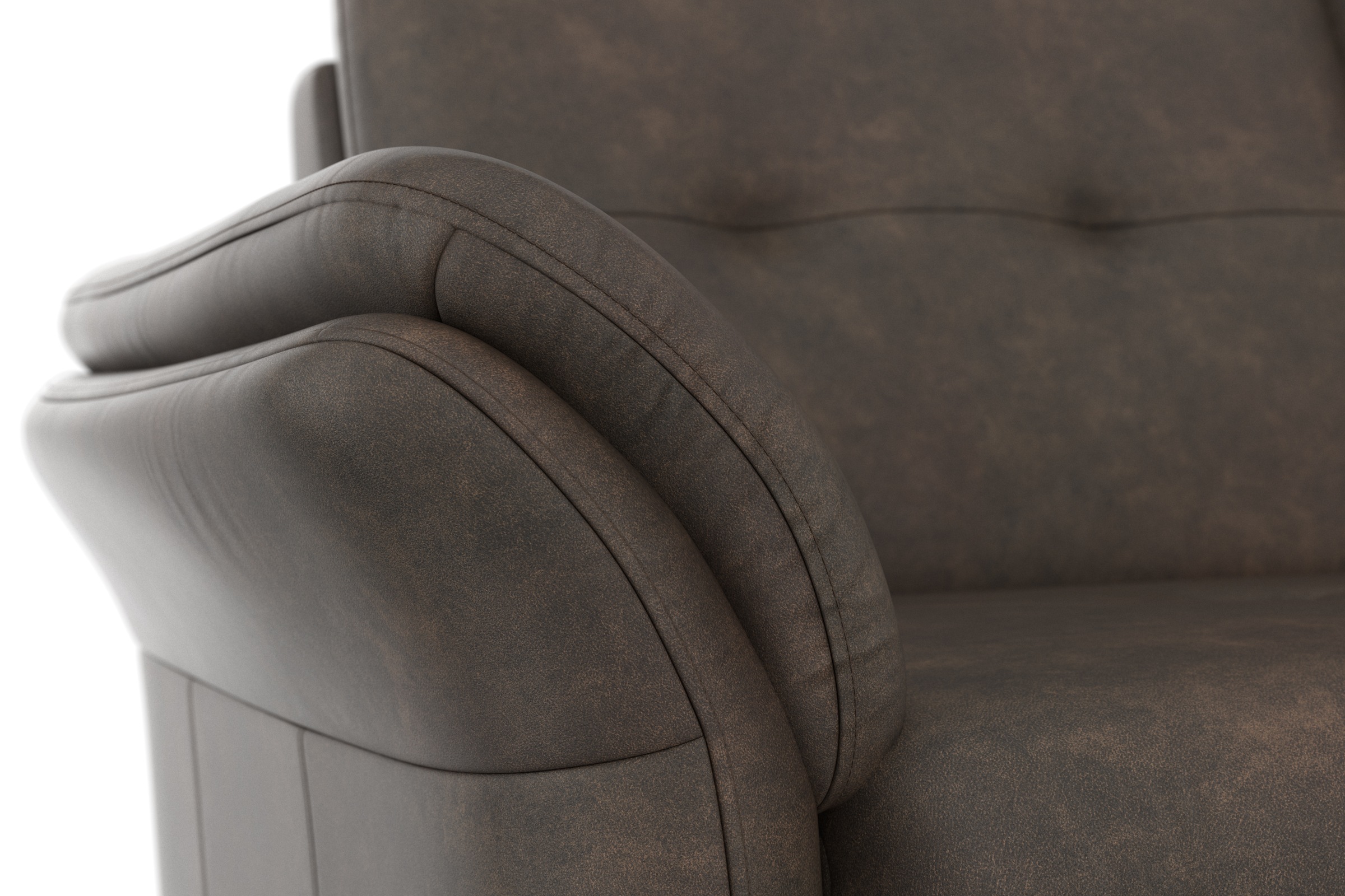 sit&more 2-Sitzer »Göteborg«, inklusive Sitztiefenverstellung und Federkern