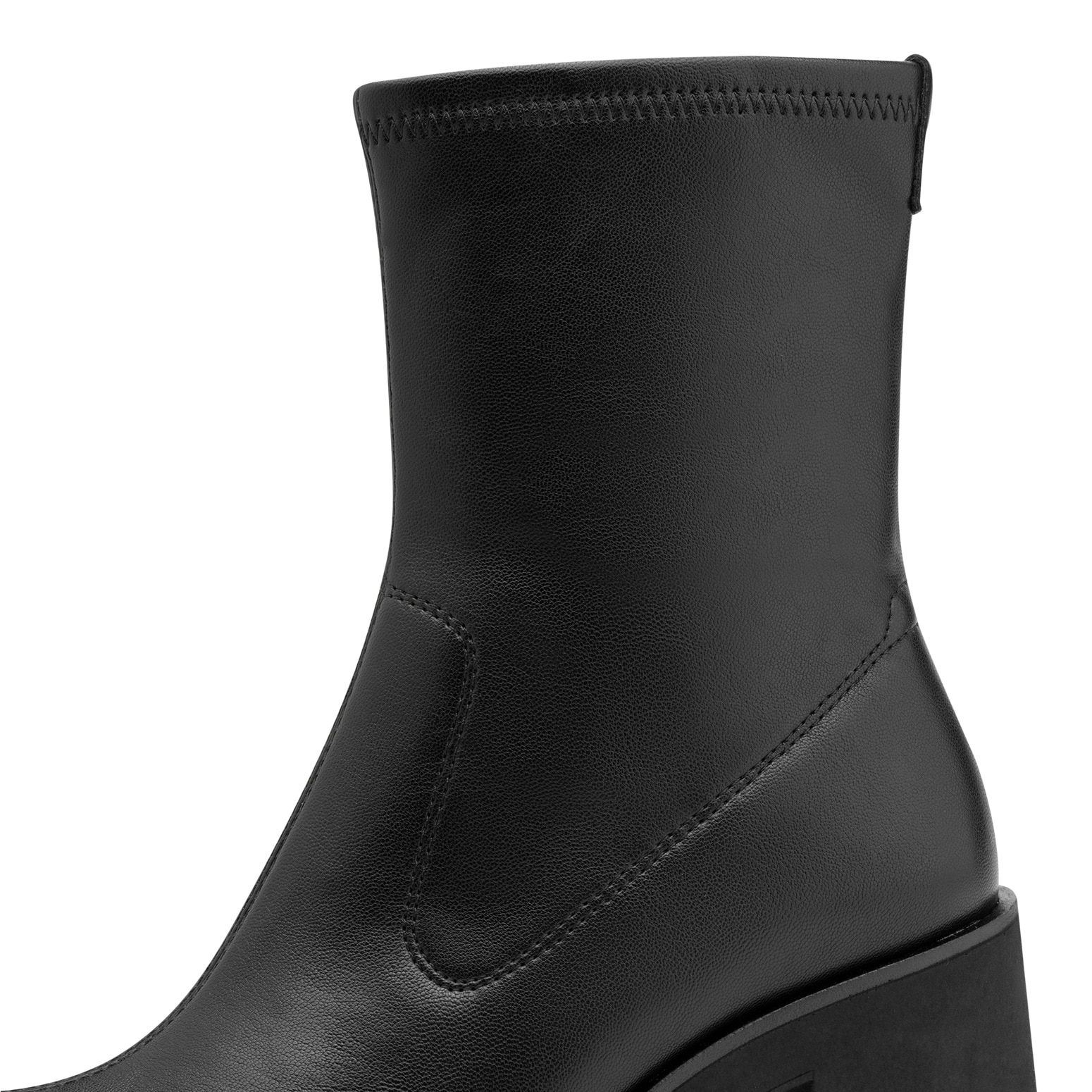 Tamaris Stiefelette, Blockabsatz, Partyschuh in veganer Verarbeitung