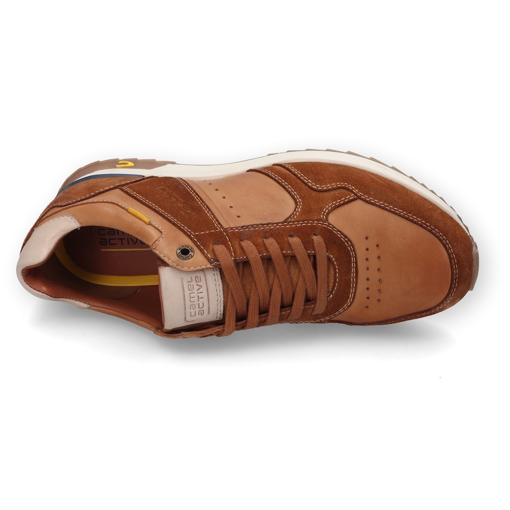 camel active Sneaker, im Casual Chic Look, Freizeitschuh, Halbschuh, Schnürschuh