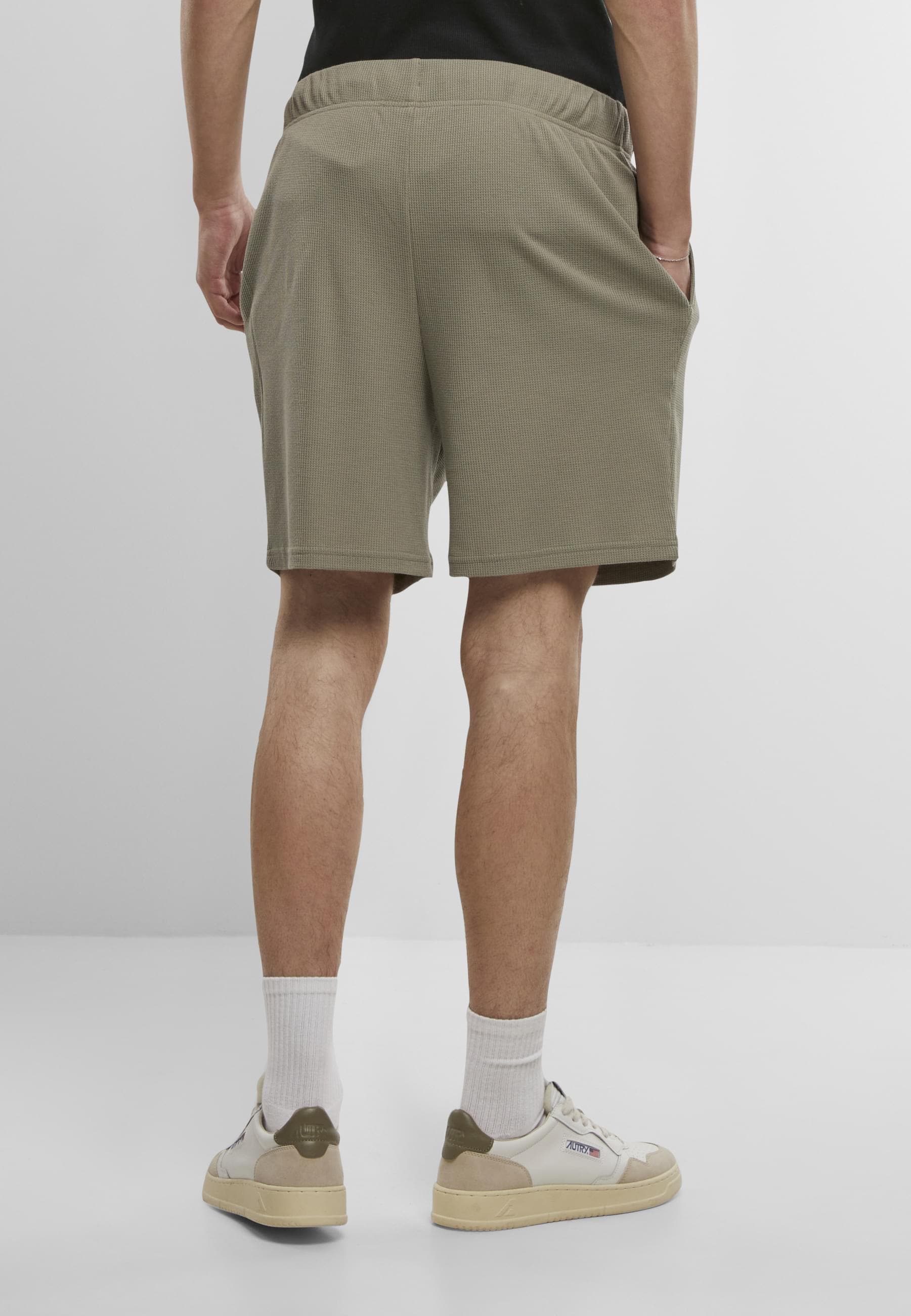 URBAN CLASSICS Sweatshorts »Urban Classics Herren Waffle Sweat Shorts«, (1 tlg.)
