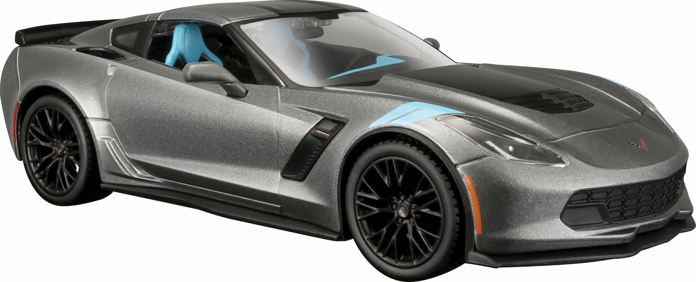 Spielzeug-Auto »Chevrolet Corvette Grand Sport 17, 1:24, grau«