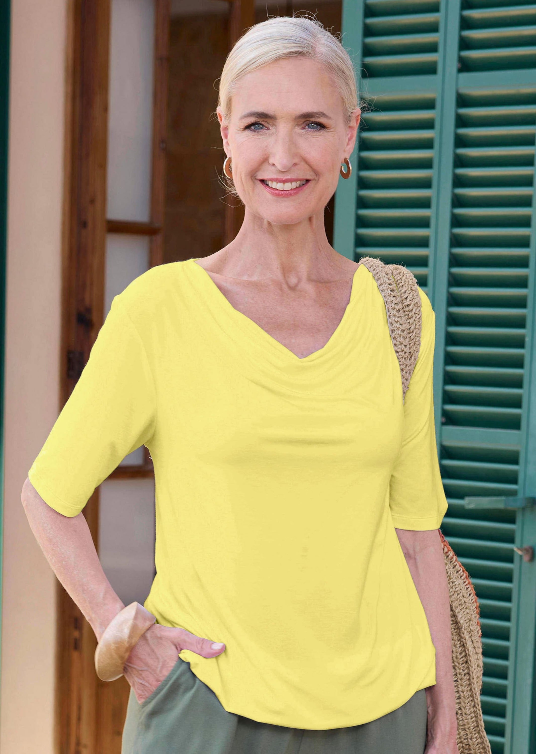 GOLDNER Kurzarmshirt »Shirt«