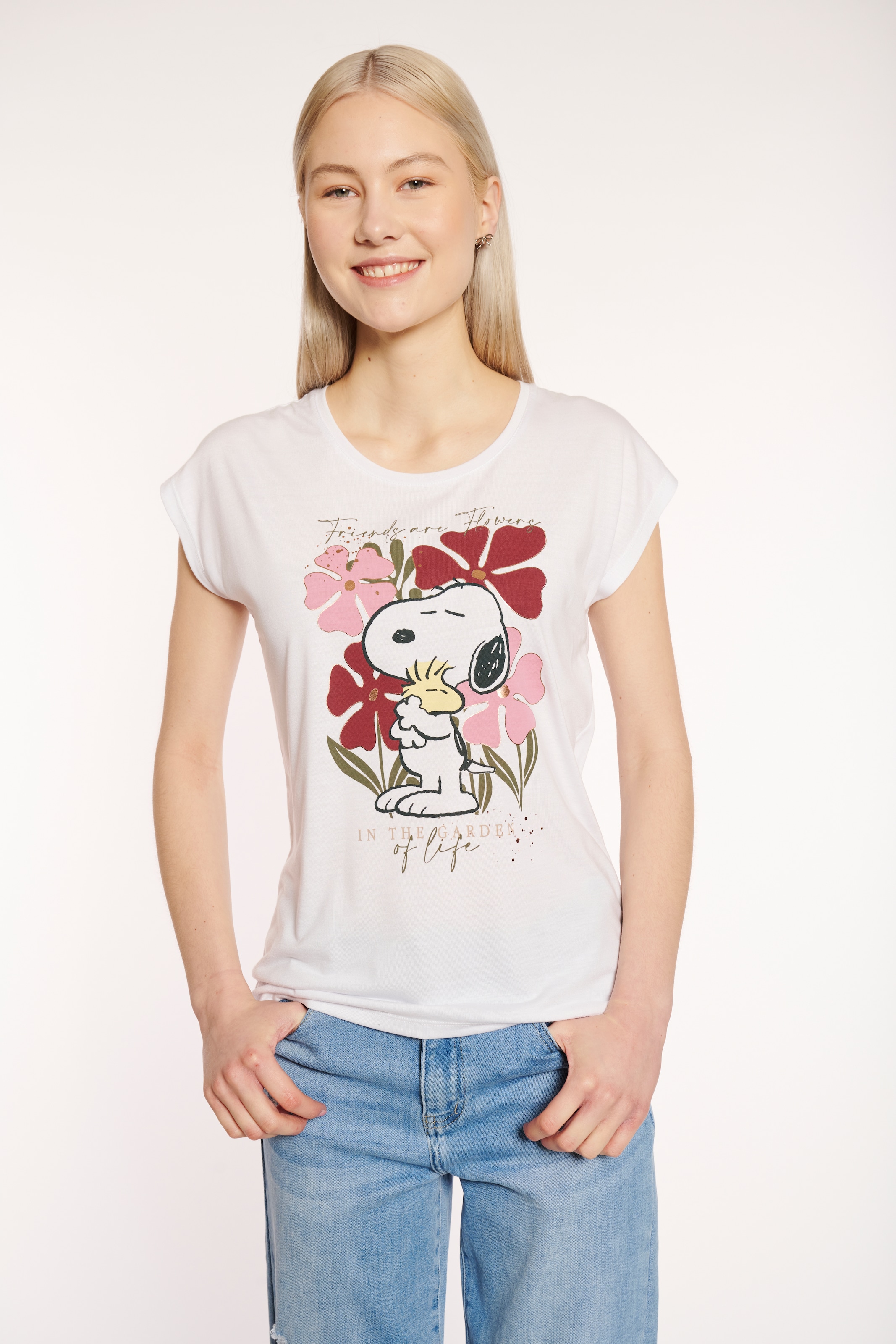 HaILY’S T-Shirt "SS P TP Pe44ony", mit Snoopy Print günstig online kaufen
