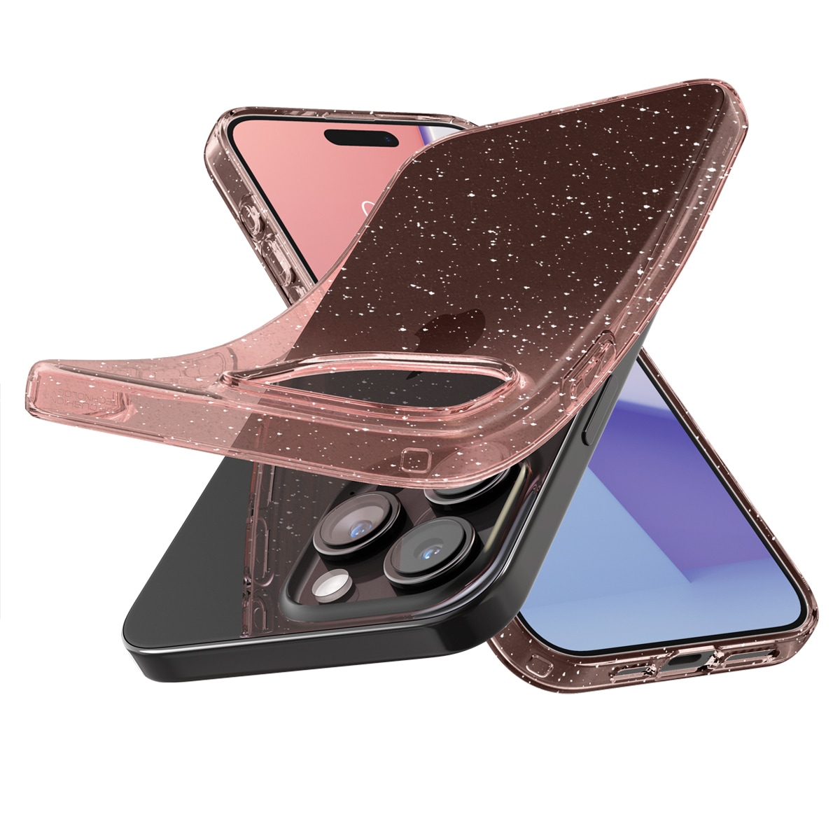 Spigen Backcover »Spigen Liquid Crystal Glitter«, Apple iPhone 15 Pro Max