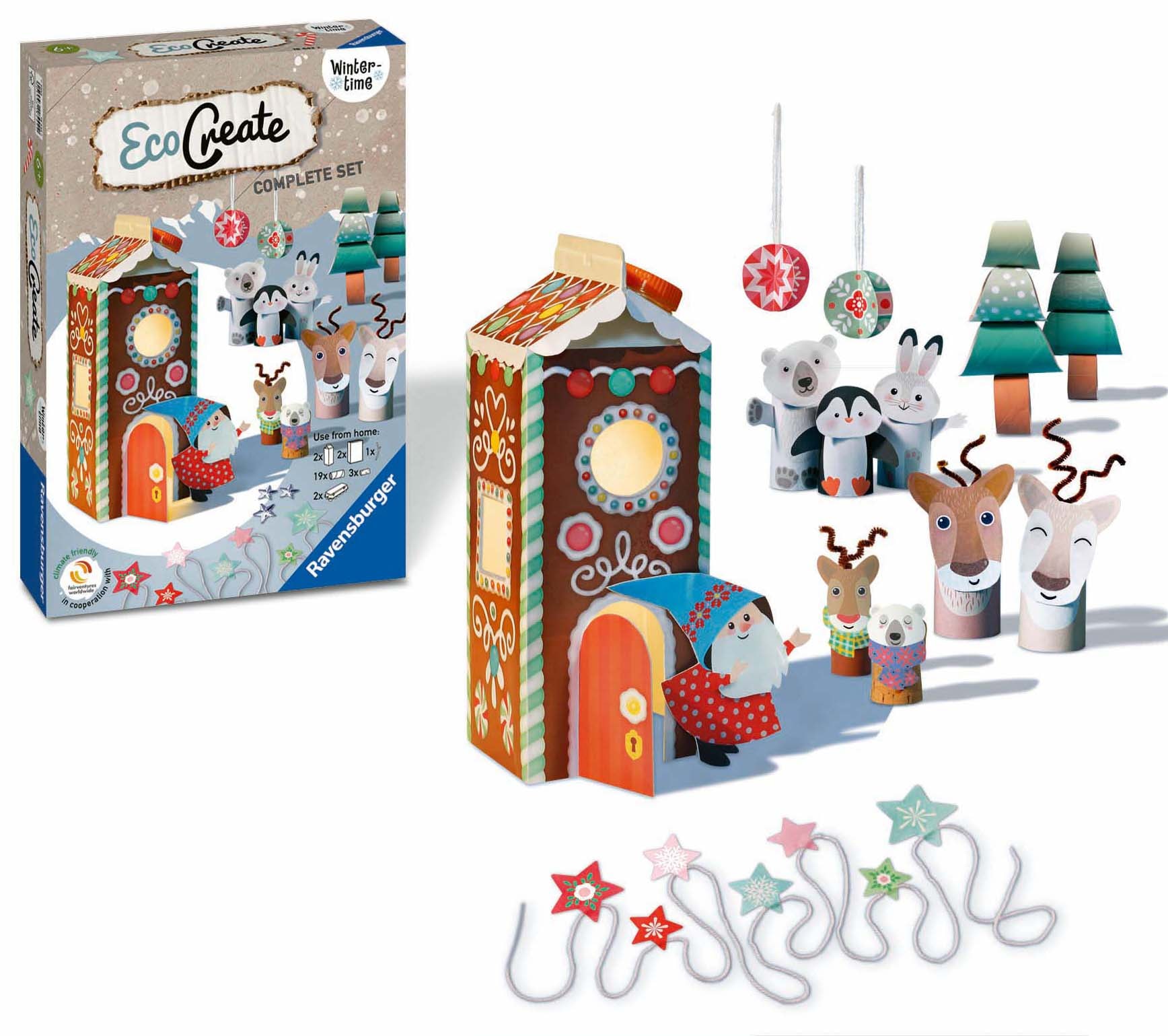 Ravensburger Kreativset »Eco Create, Midi Wintertime«, Made in Europe