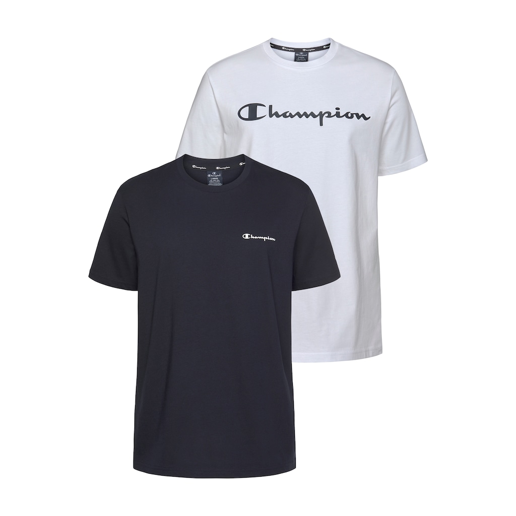 Champion T-Shirt, (Packung, 2er-Pack)