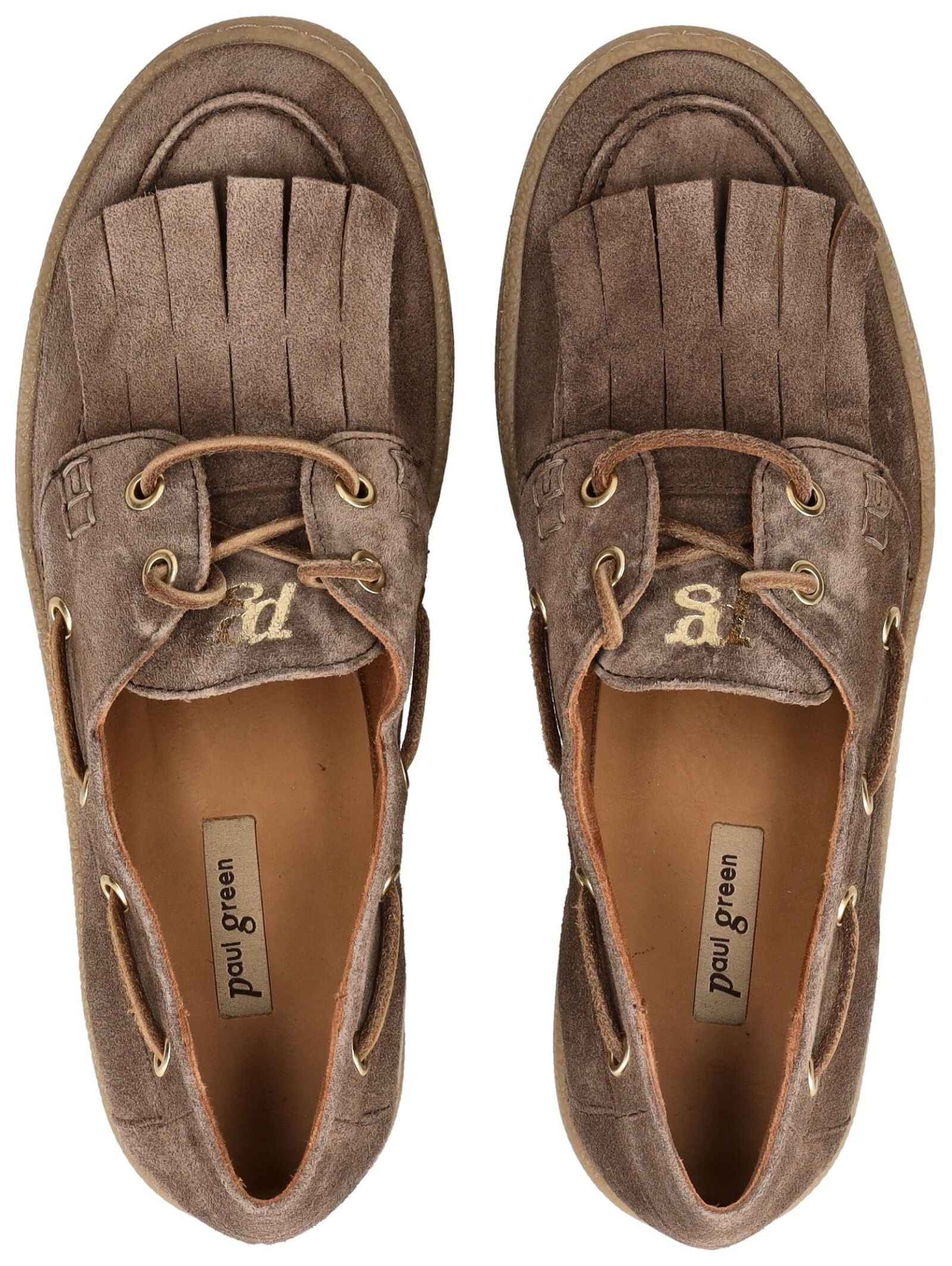 Paul Green Schnürschuh »Paul Green Halbschuhe Veloursleder«