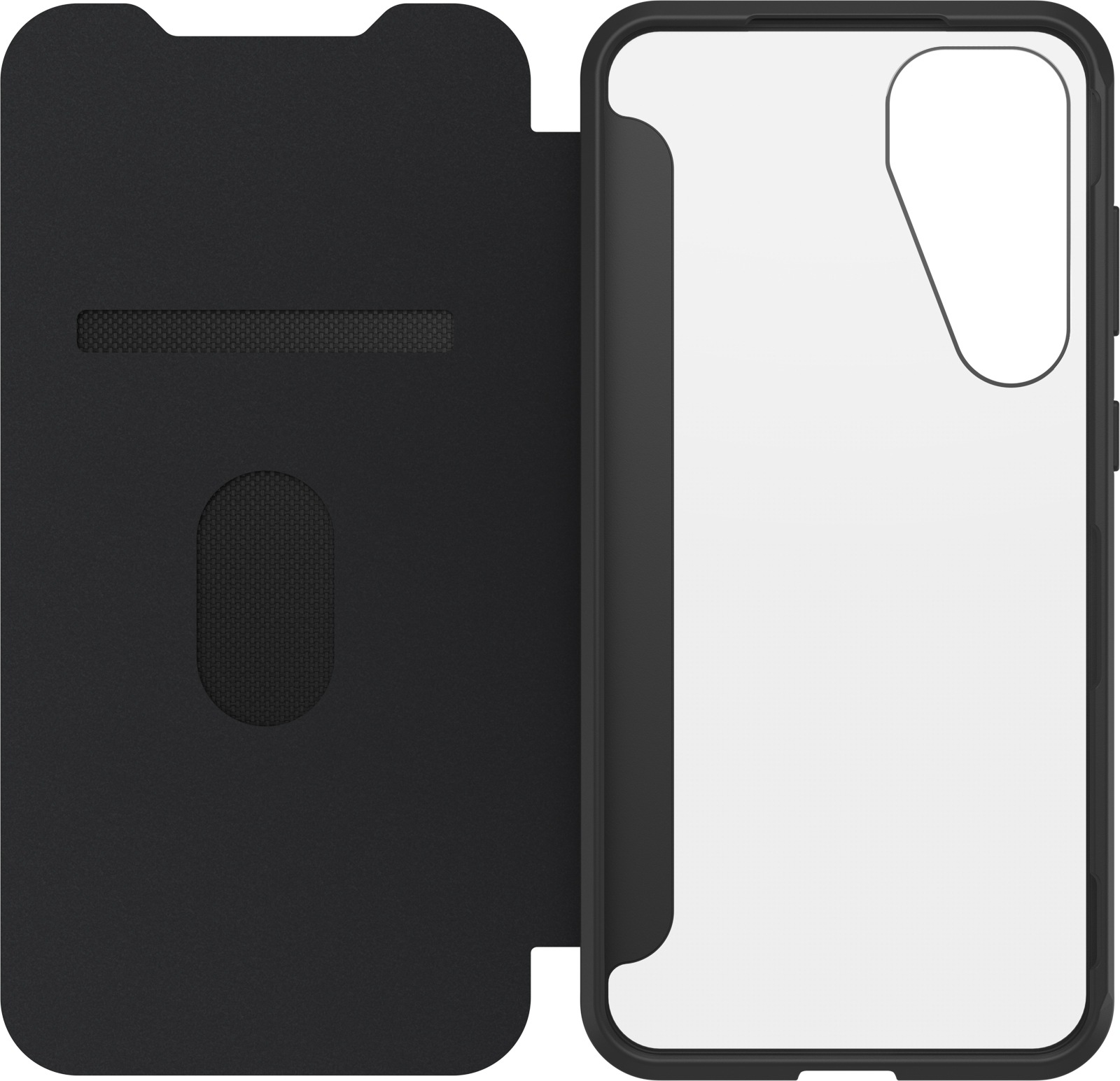 Otterbox Handyhülle »React Folio Samsung Galaxy S25+ clear/black«, Backcover, Schutzhülle, Handyschutzhülle, Case, Schutzcase, stoßfest