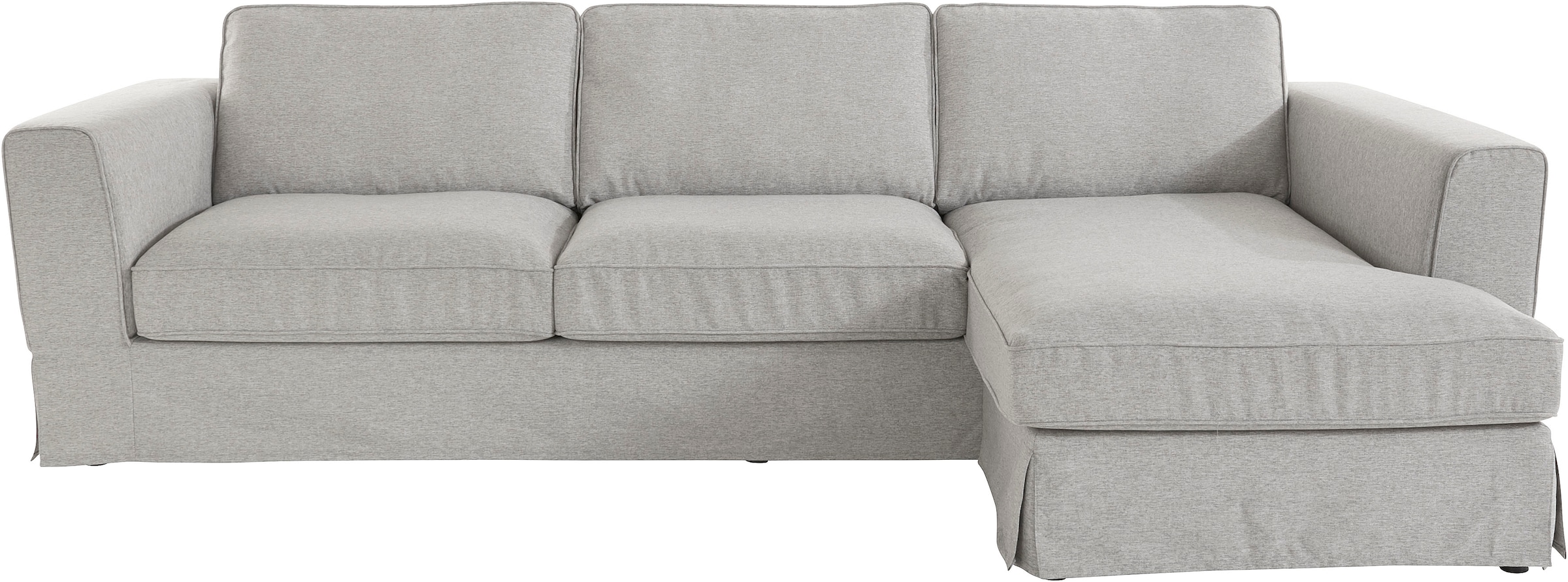 Home affaire Ecksofa "Vintage L-Form" 3-Sitzer Polsterecke im Landhausstil, günstig online kaufen