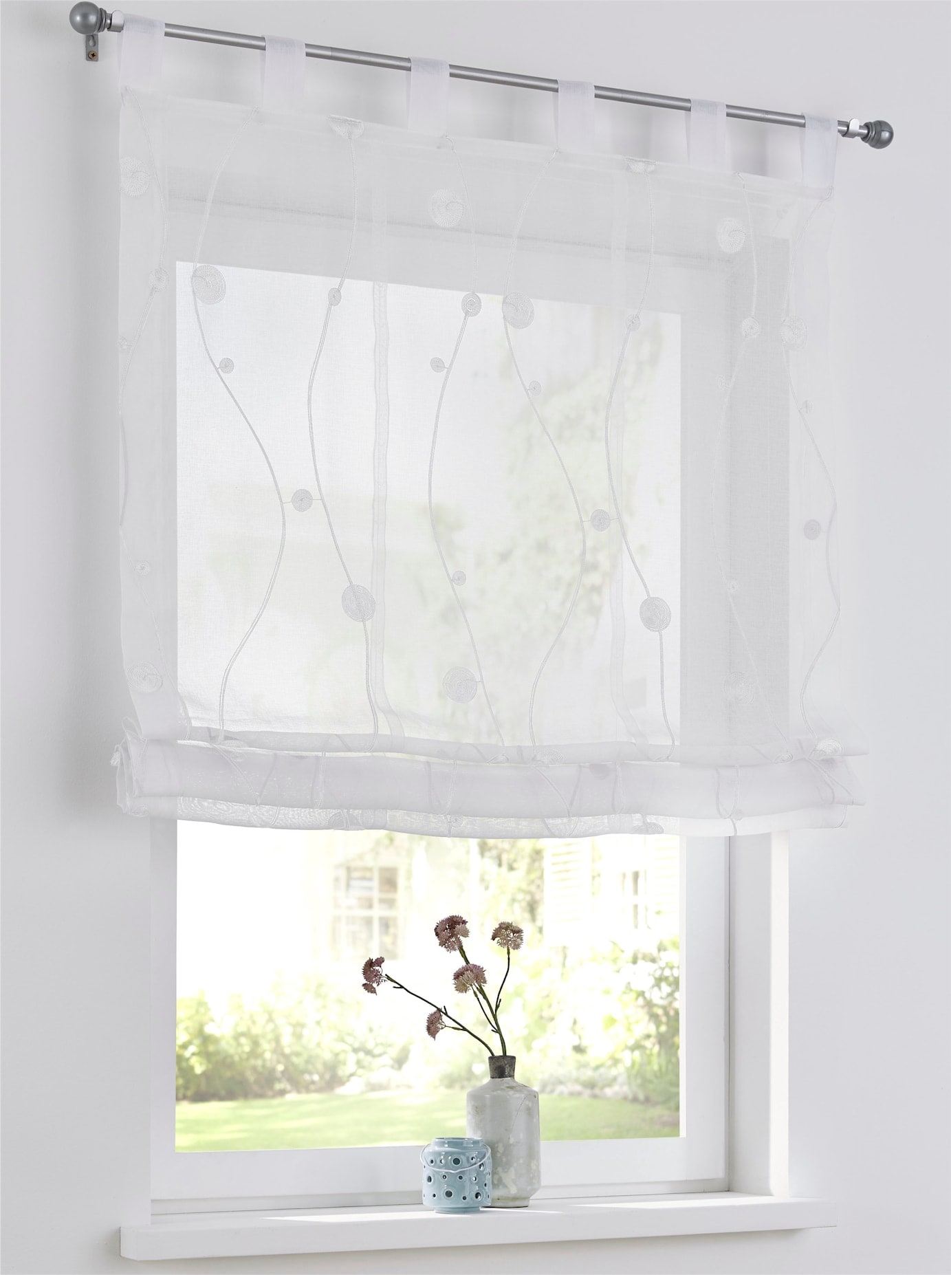 heine home Raffrollo mit Schlaufen günstig online kaufen