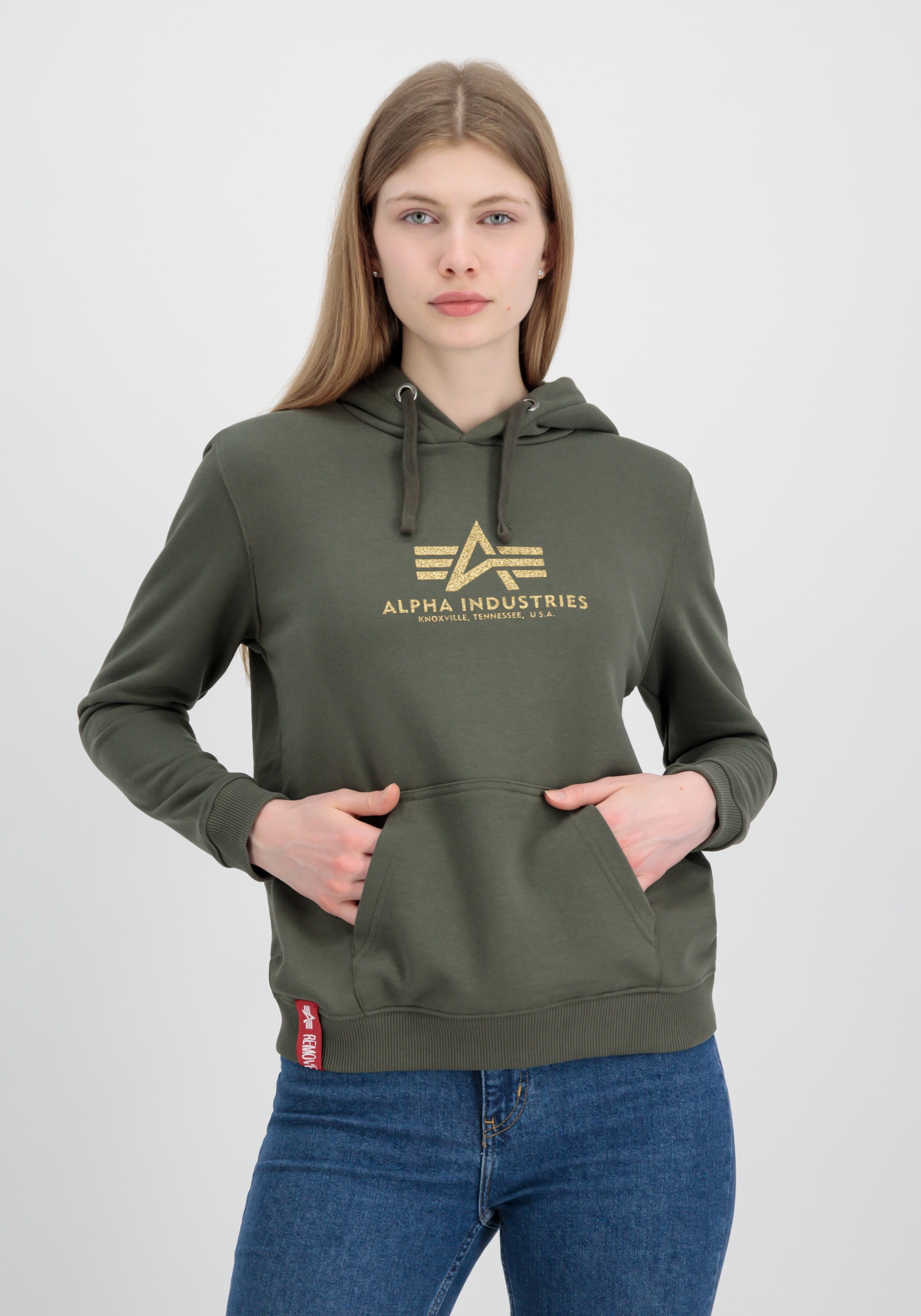 Alpha Industries Hoodie "Alpha Industries Women - Hoodies New Basic Hoodie G Women"