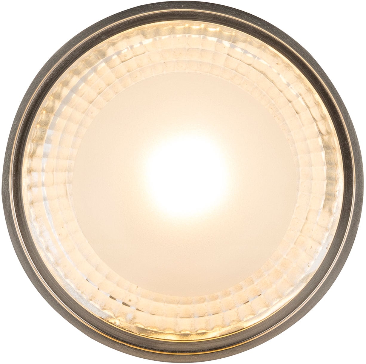 GLOBO LIGHTING LED Deckenleuchte »SERENA«, Leuchtmittel LED-Modul | LED fest integriert, Deckenlampe / Wohnbereich/ Nickel matt / rund / Aufbauleuchte