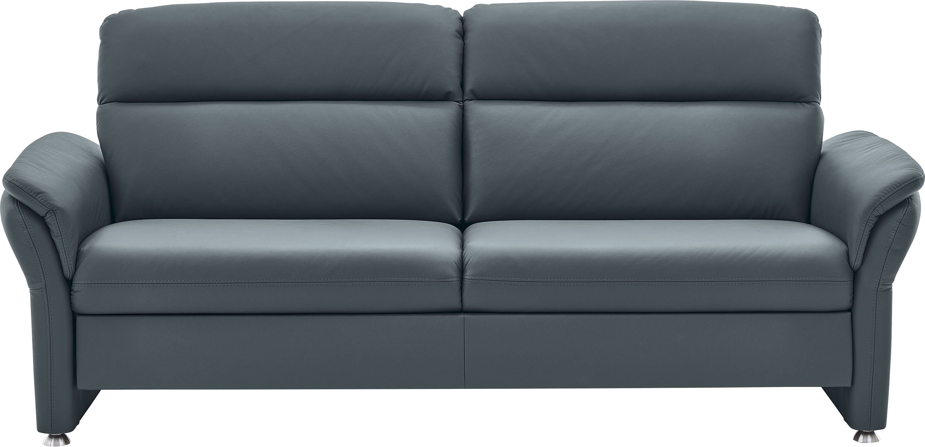 Die PlanBar 3-Sitzer "PN-EM16031, Breite 216 cm" Echtleder mit Federkernpolsterung, wahlweise mit Armteilverstellung