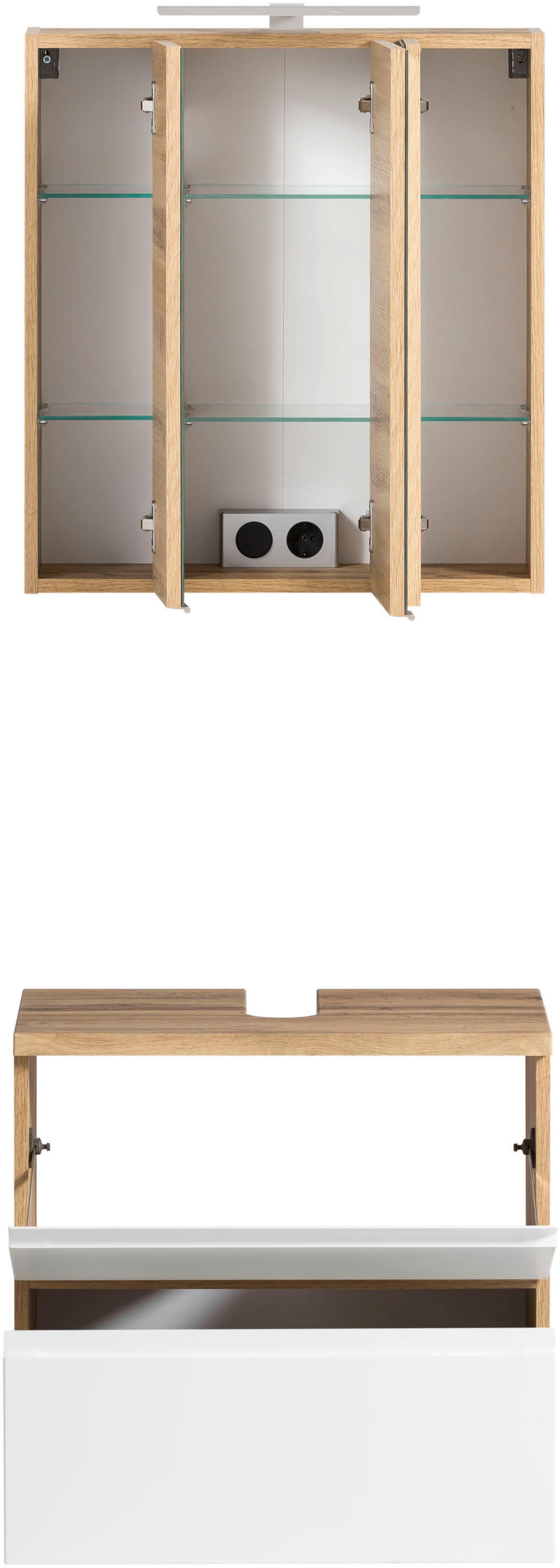 Thumbnail - welltime Badmöbel-Set "Sölden" 2 Stk. tlg.