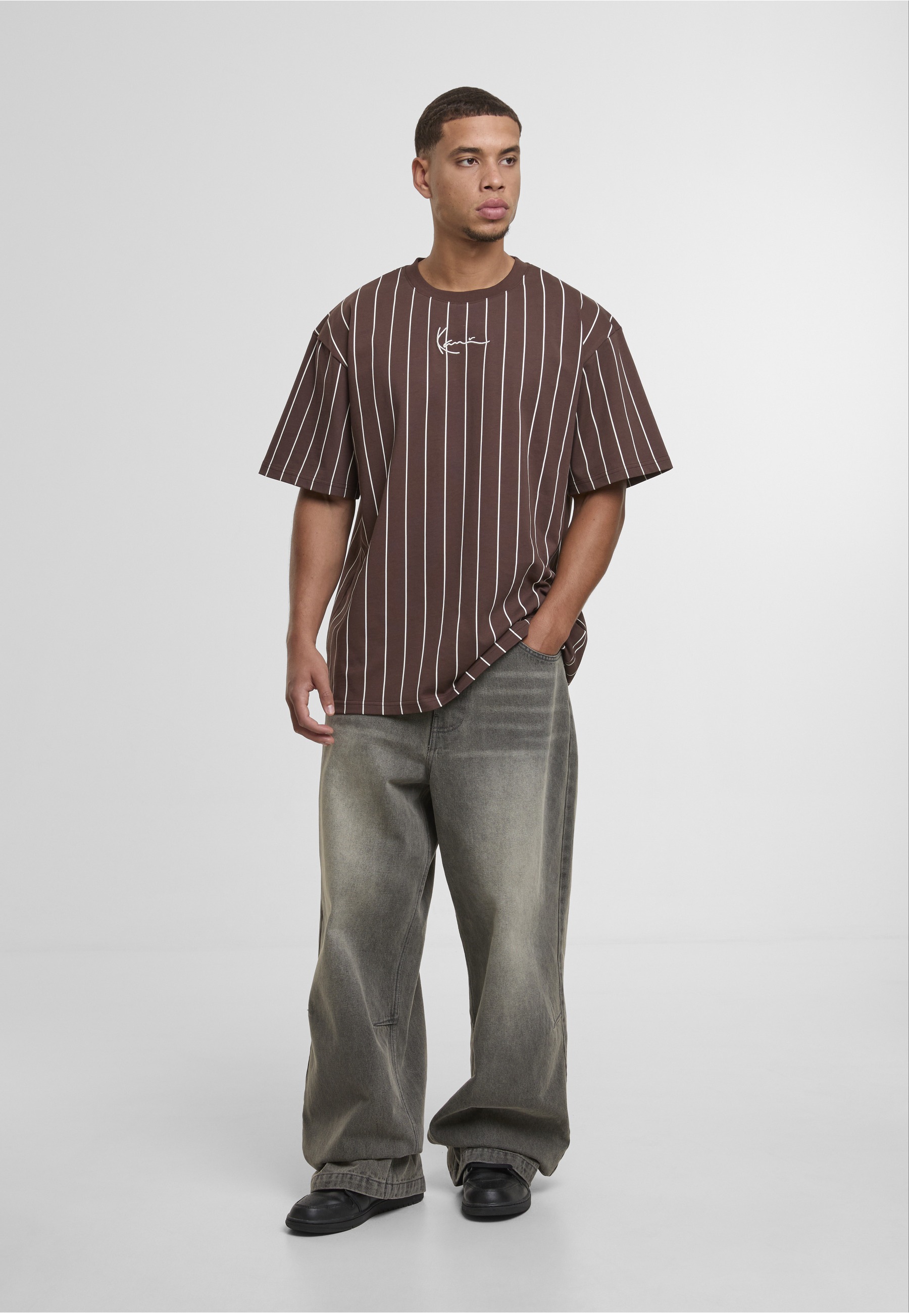 Karl Kani T-Shirt »Karl Kani Small Signature Essential Pinstripe Tee« 1