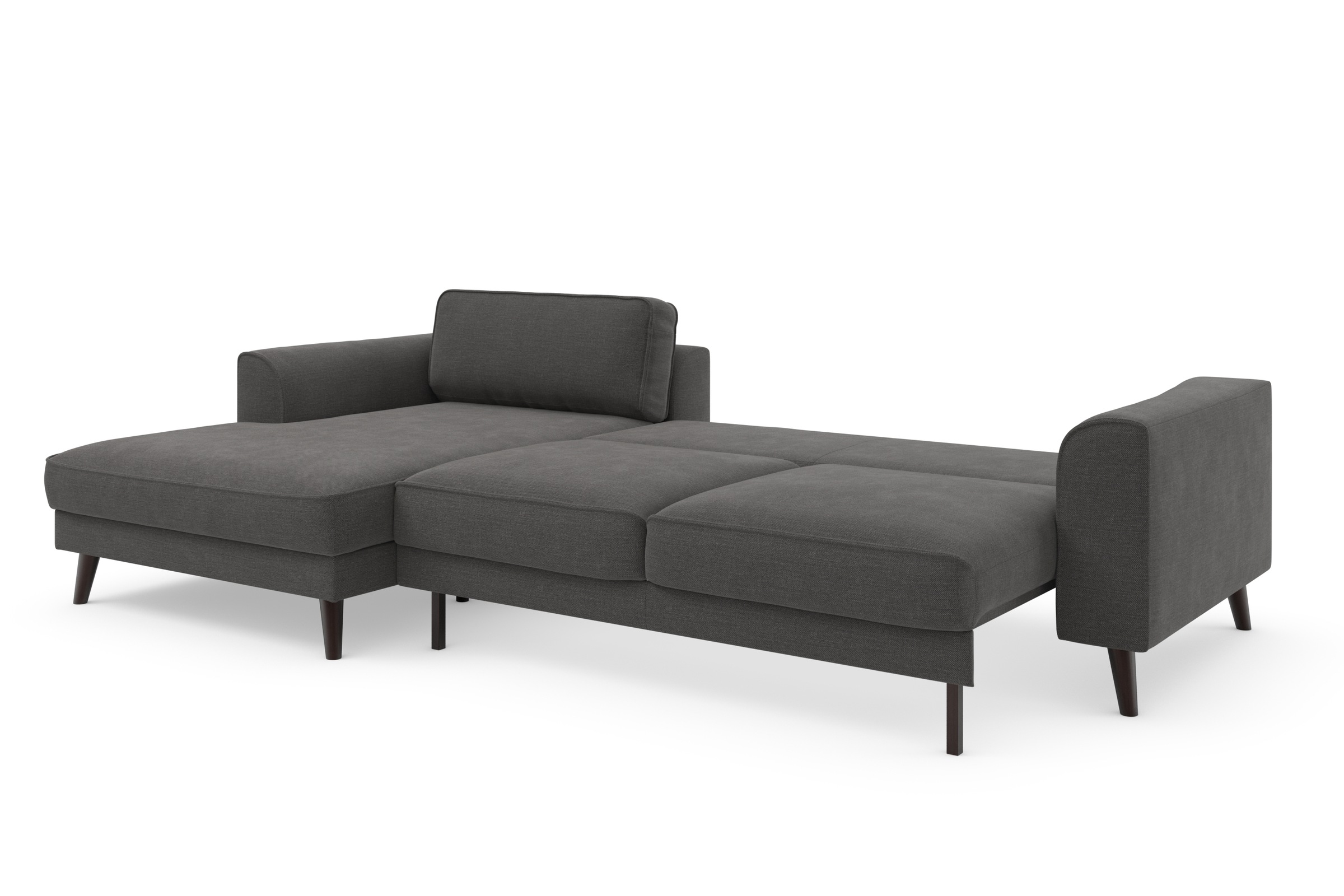 TRENDMANUFAKTUR Ecksofa »Lumber Jack, elegantes Designsofa, zeitlos modern, hoher Sitzkomfort«, wahlweise mit Bettfunktion u. Bettkasten, L-Form