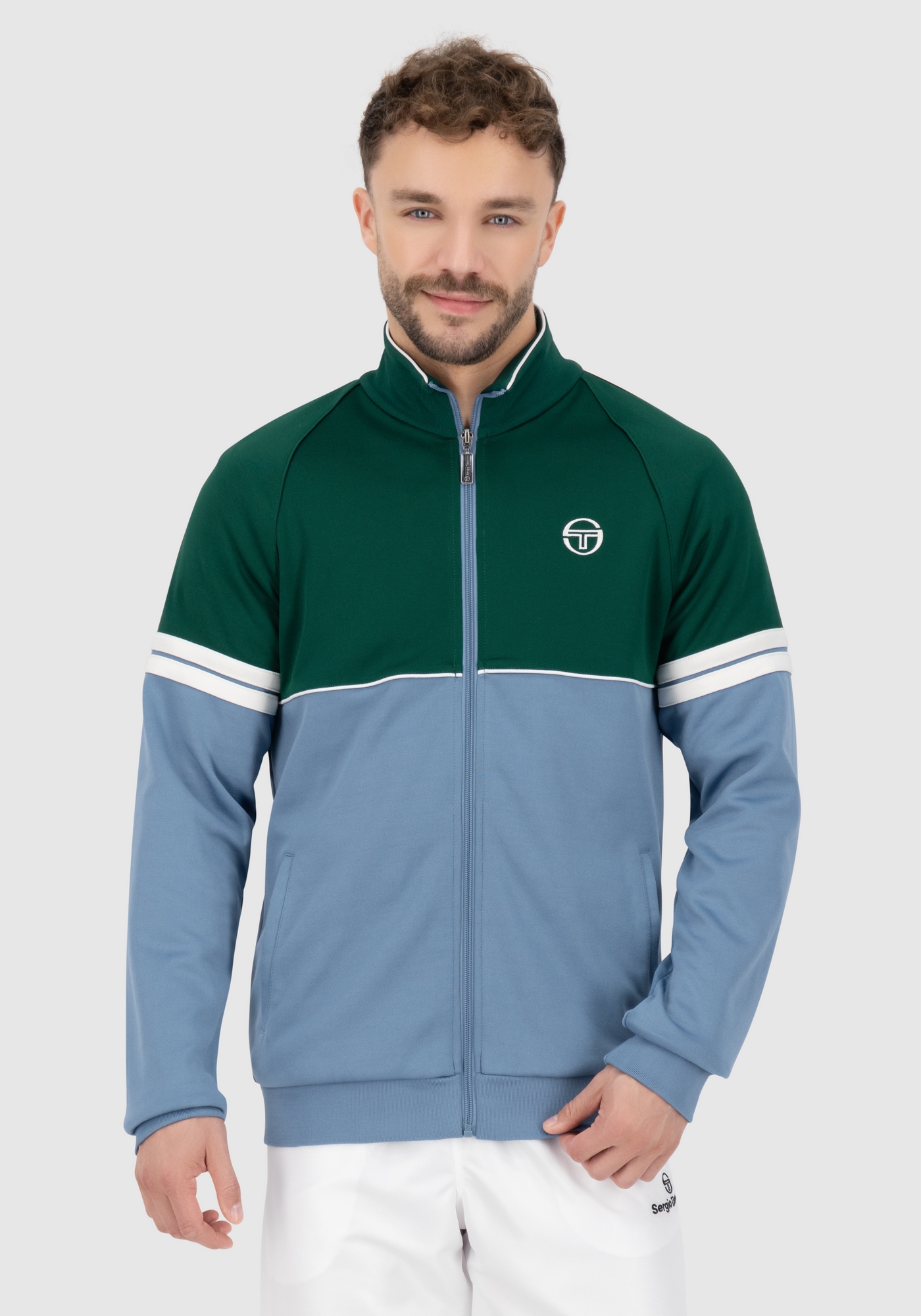 Sergio Tacchini Trainingsjacke »ORION TRACK TOP_ Herren«, ohne Kapuze, Trainingsjacke Herren, leichte Jacke, Retro, Sportjacke, Outdoor, Sale