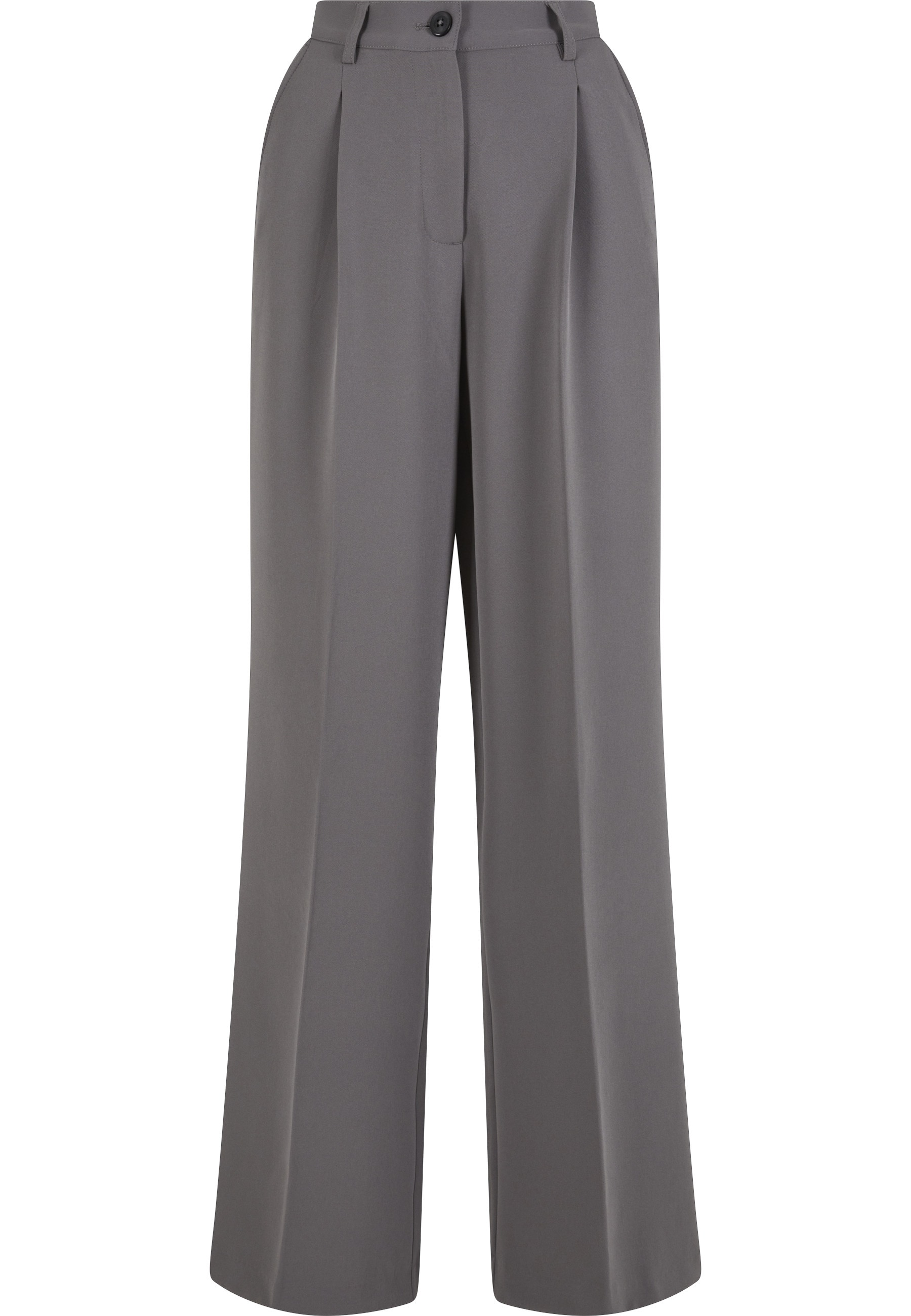 URBAN CLASSICS Stoffhose "Urban Classics Ladies Wide Leg Trousers" günstig online kaufen