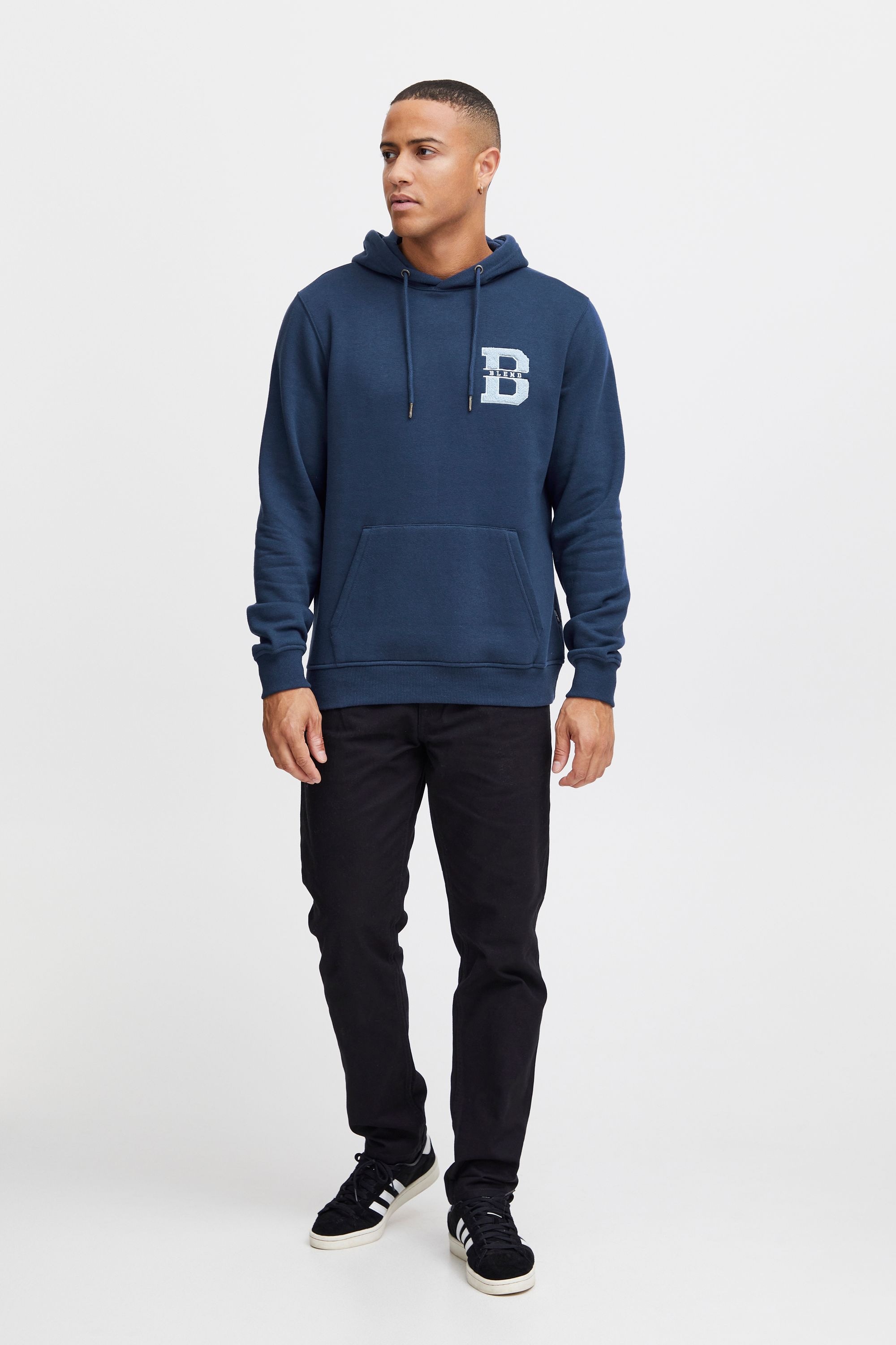 BLEND Kapuzensweatshirt Men Blue XL 2