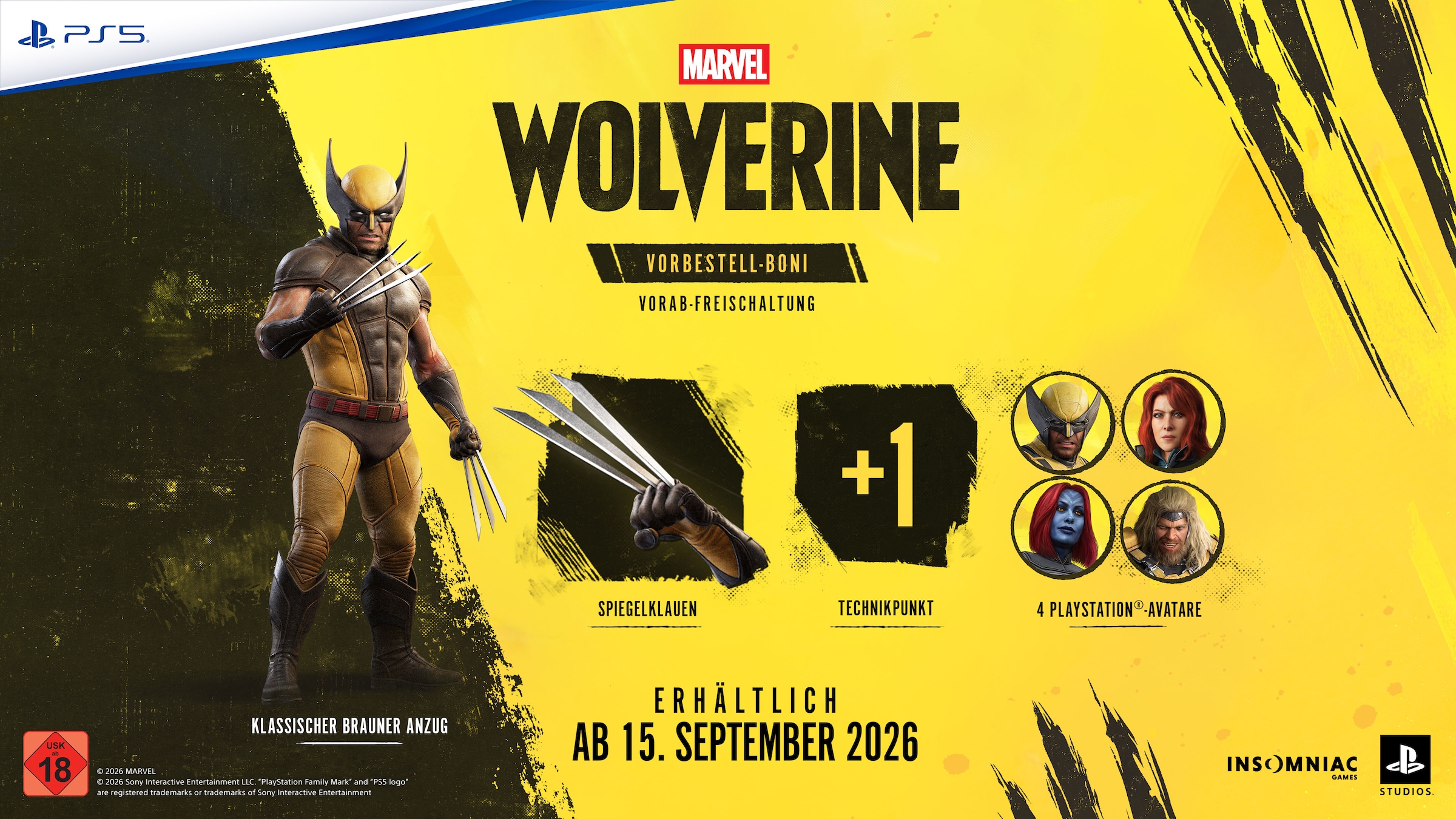 PlayStation 5 Spielesoftware »Marvel's Wolverine« PlayStation 5