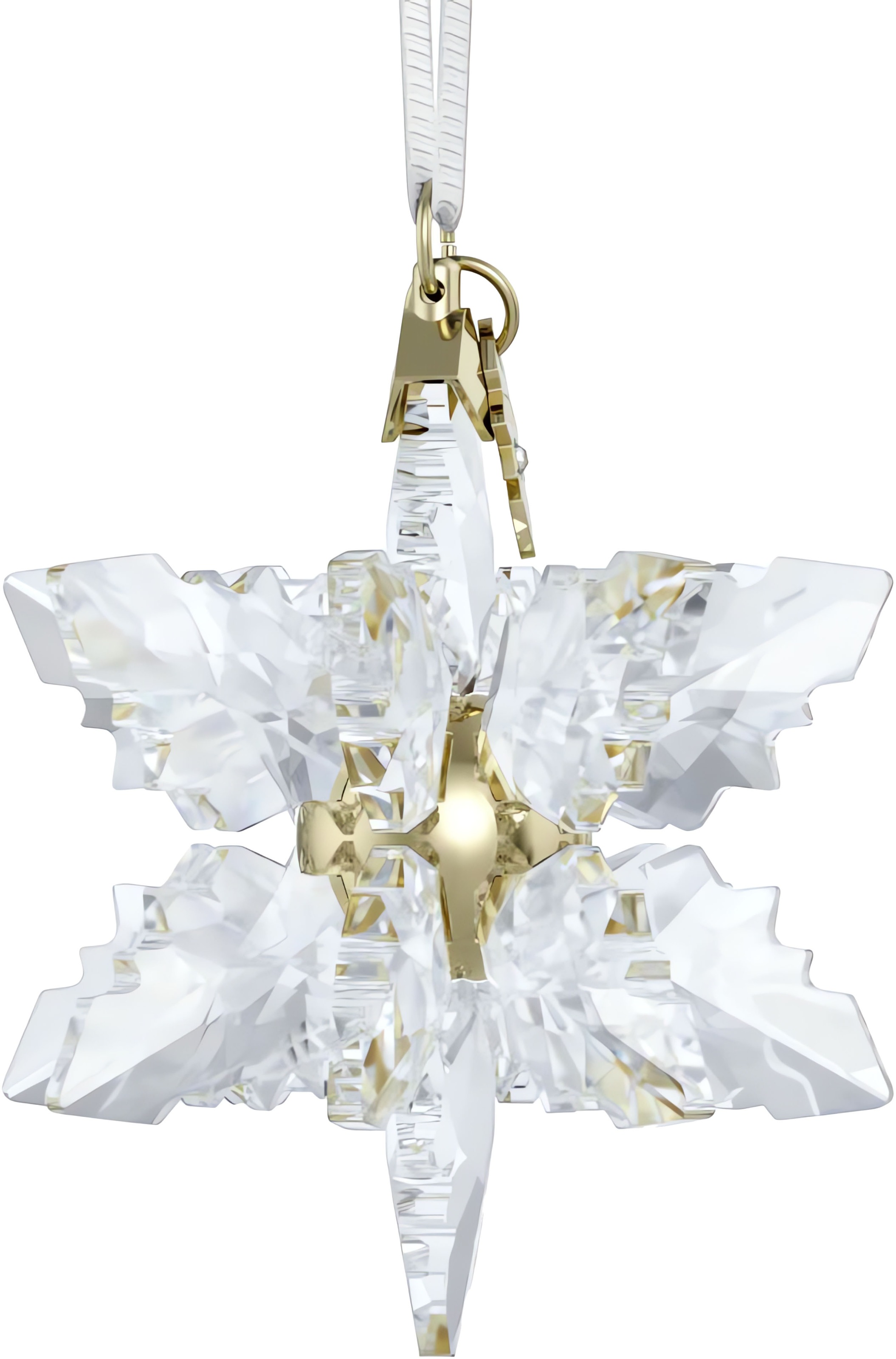 Swarovski Dekohänger »Sammelfigur Annual Edition Festive 3D Ornament 2024, 5674347, 5674348«, (1 St.), Swarovski® Kristall