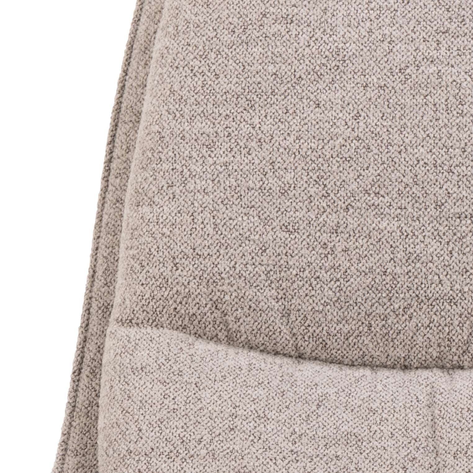 ACTONA GROUP Loungesessel »Bosley«, Loungestuhl, Boucle beige, 5Stern Gestell, Drehfunktion, 72x84x93cm