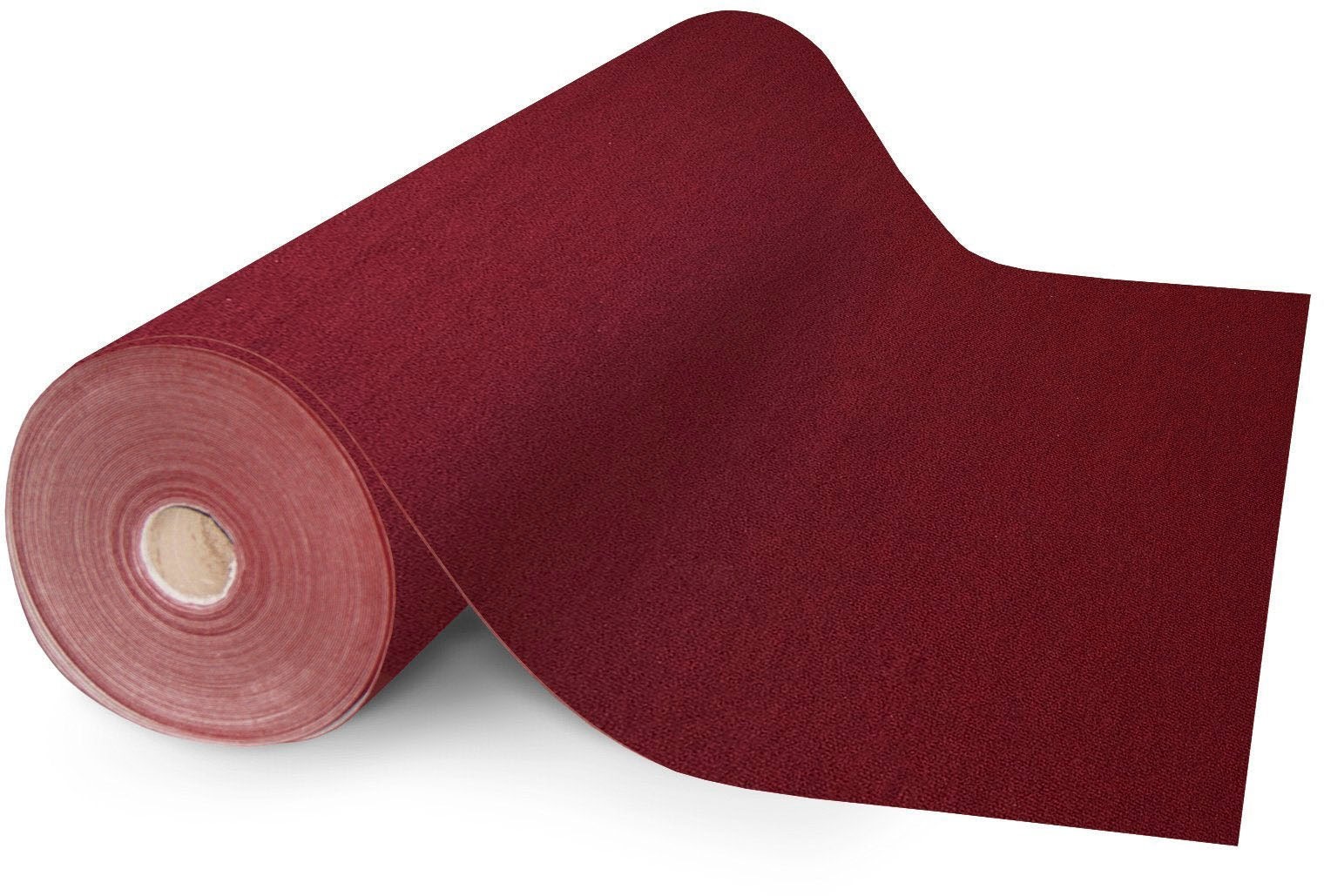 Teppichboden OTTO HOME "Malta, Gesamthöhe 3 mm", rot (dunkelrot), B:200cm L:500cm, Kunstfaser, Teppiche, verschiedene Farben & Größen, Polypropylen, Nadelfilz