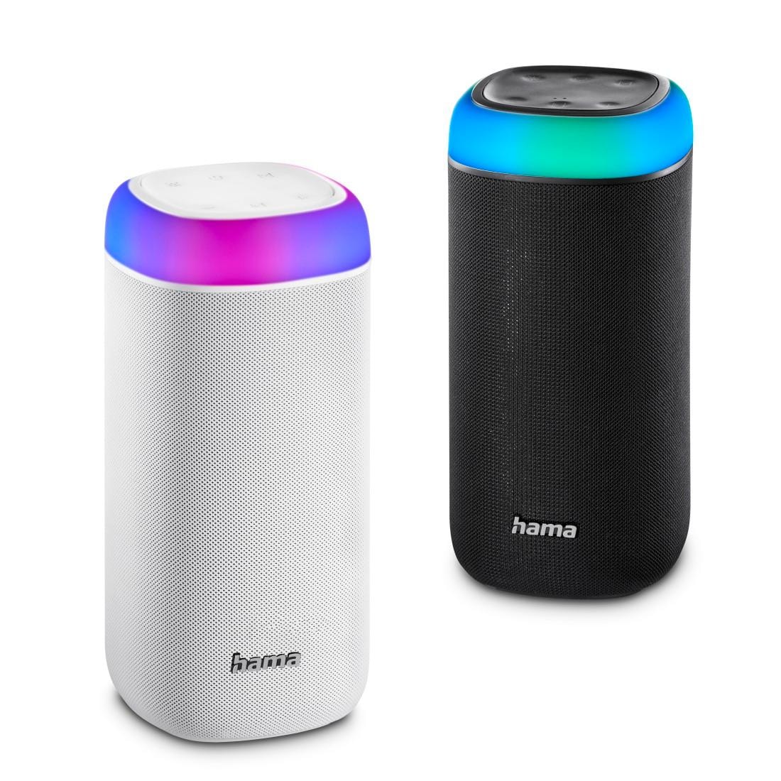 Hama Bluetooth-Lautsprecher »Bluetooth Box LED 30 W Xtra Bass 360ᵒ Sound, wasserdicht nach IPX 4«