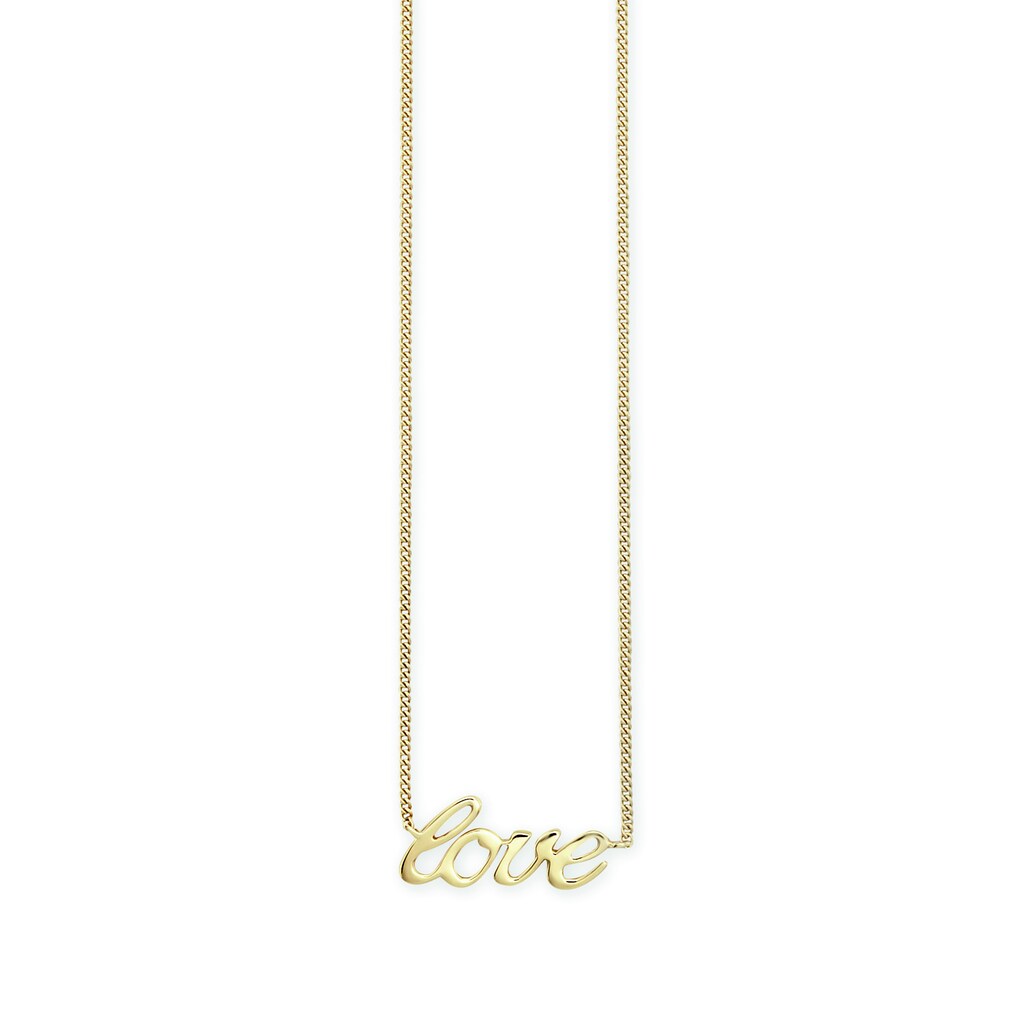 CAÏ Collierkettchen »925/- Sterling Silber vergoldet Love«