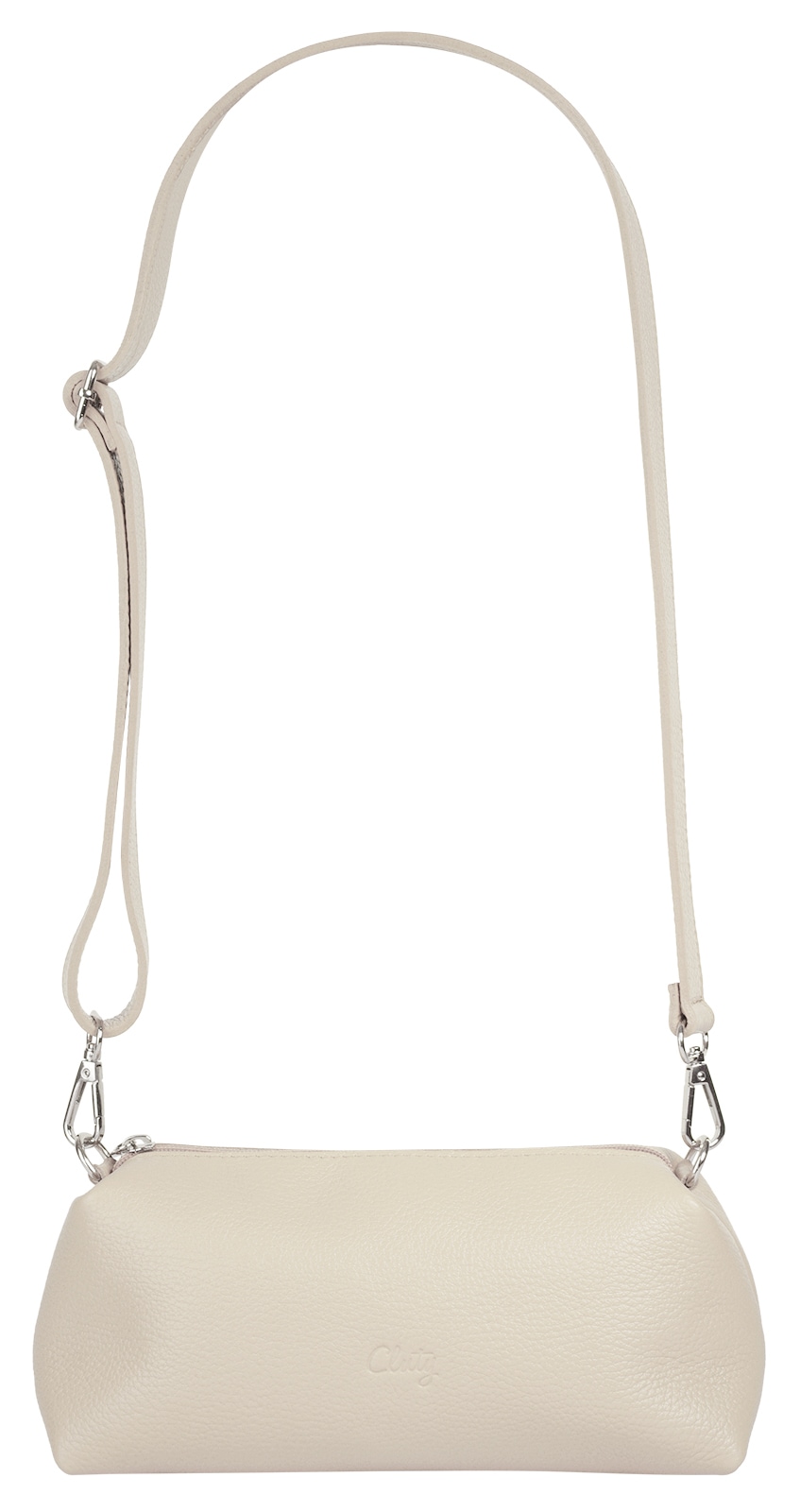 Cluty Henkeltasche »2 in 1«, echt Leder, Made in Italy