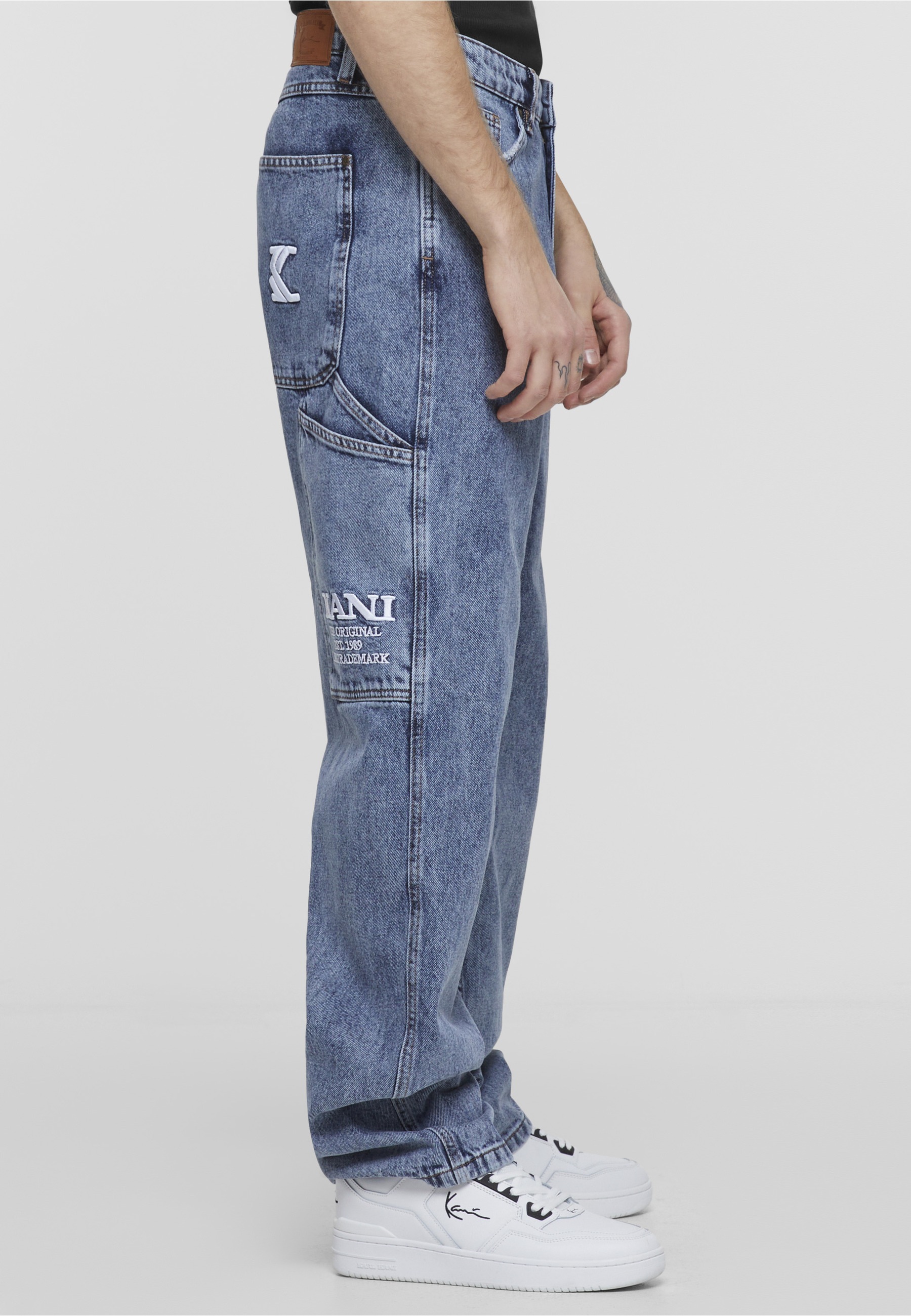 Karl Kani Bequeme Jeans »Karl Kani Herren KK Retro Baggy Workwear Denim«