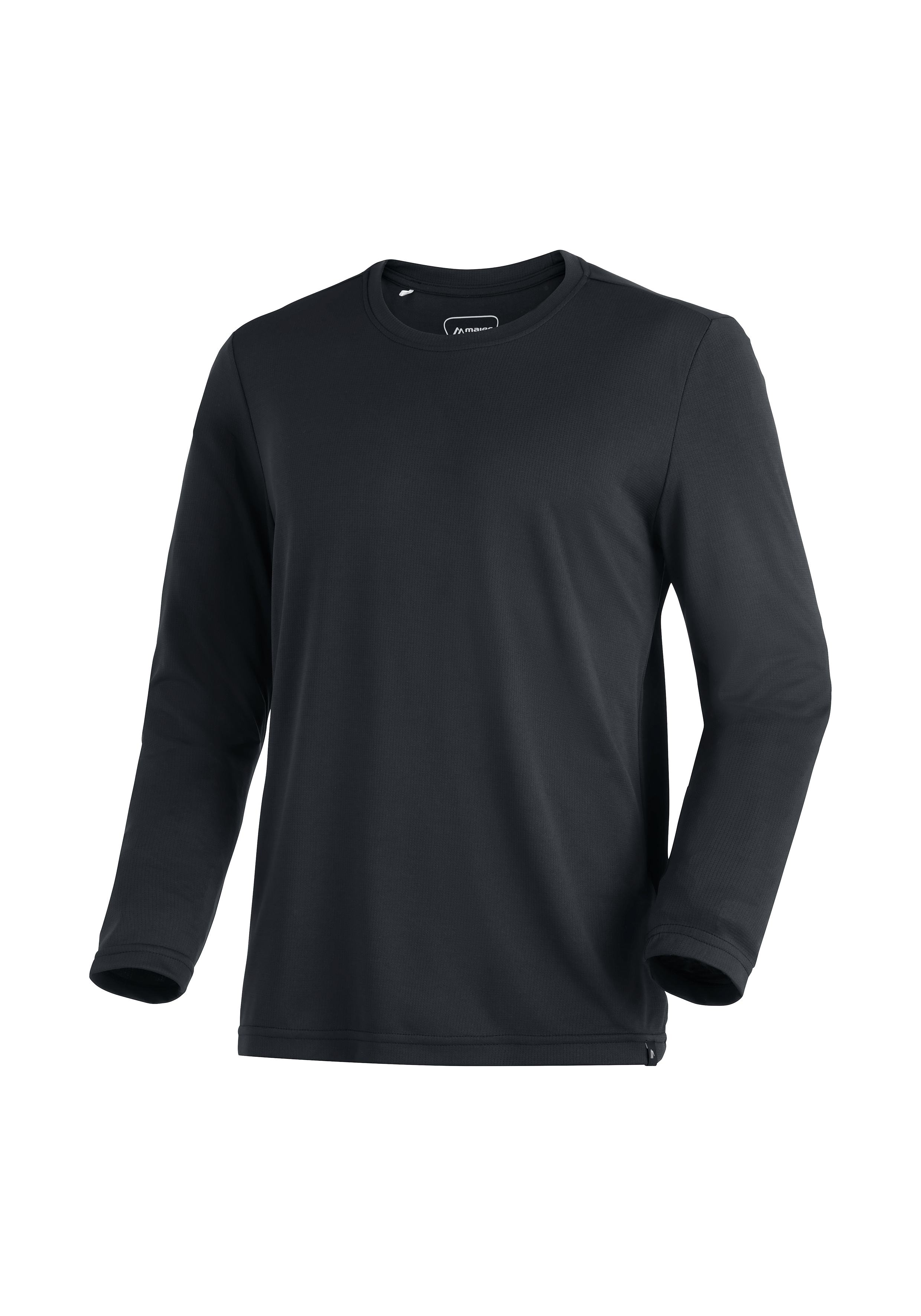 Maier Sports Langarmshirt "MS FAV Long Tee M" atmungsaktives Herren Shirt langarm, Regular Fit