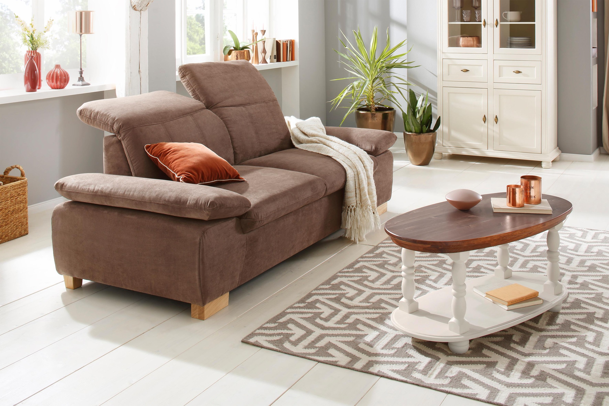 Home affaire 2,5-Sitzer "Bergamo Multifunktions-Couch, elegant und komforta günstig online kaufen