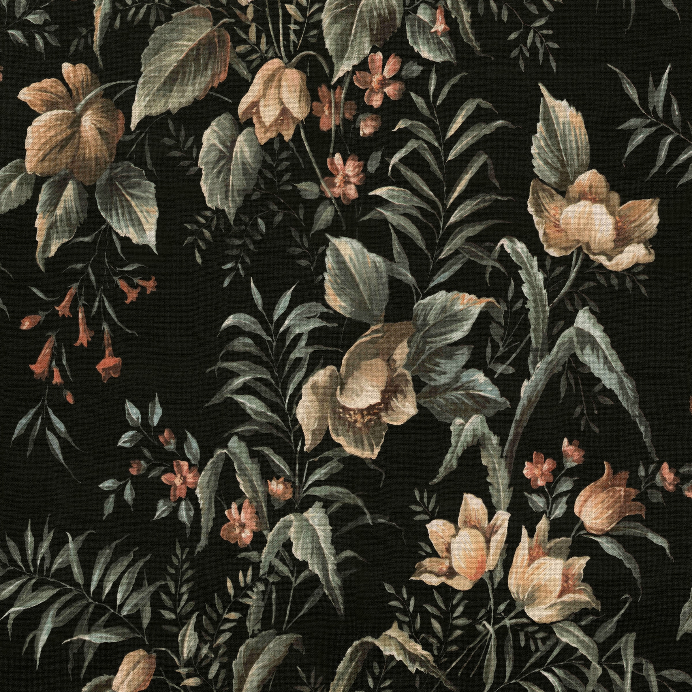 Superfresco Easy Vliestapete "Rijksmuseum" botanisch glatt Blumenmalerei grün 1000x52cm