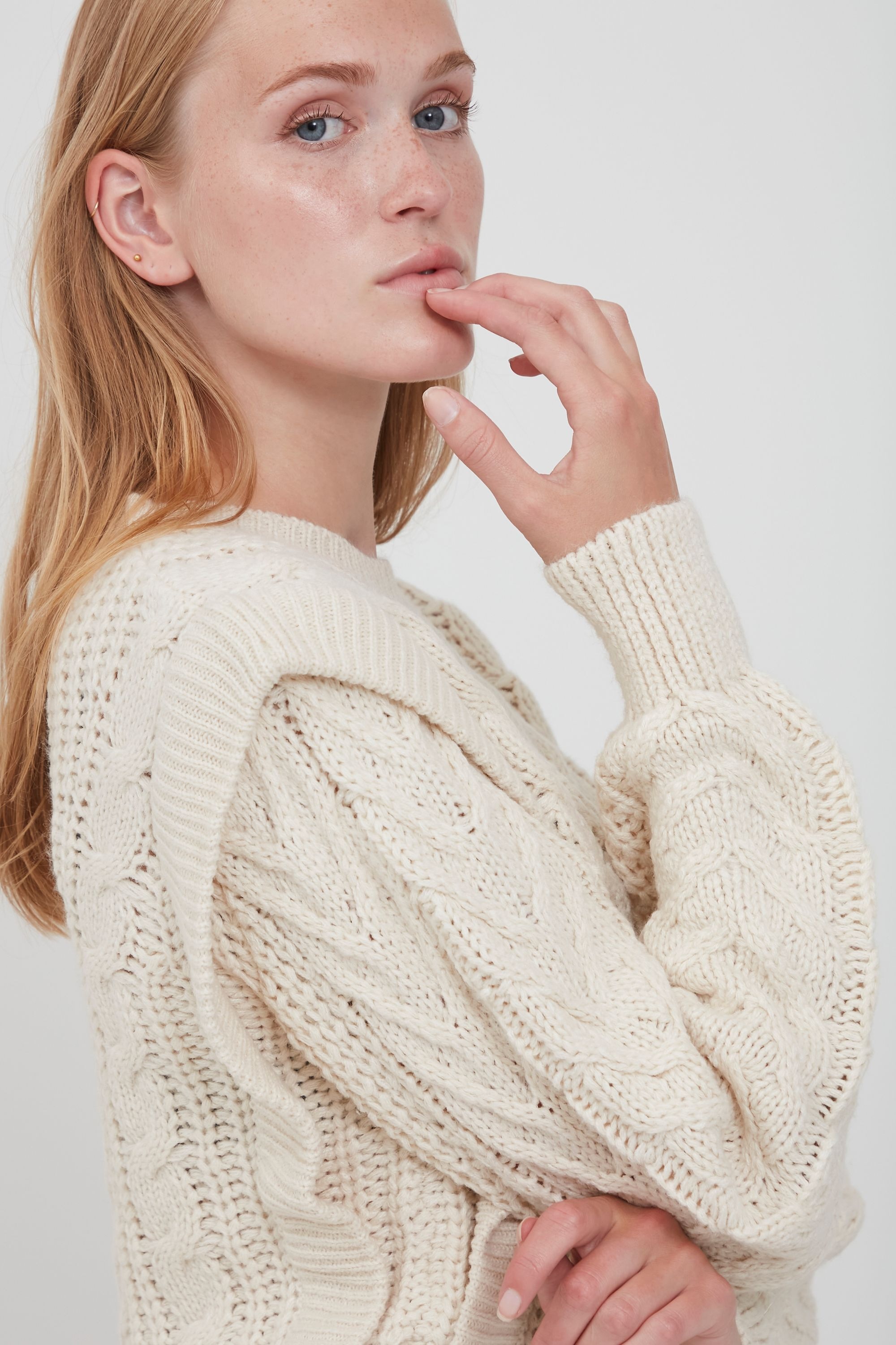 b.young Strickfleece-Pullover »Strickpullover BYOtinka«