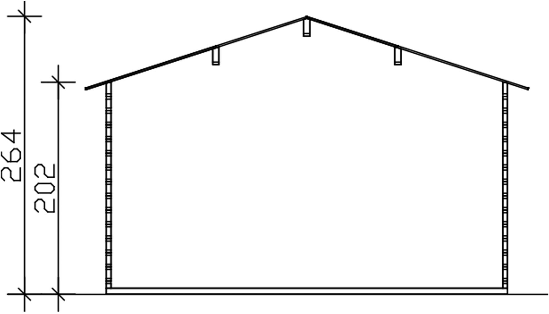 Skanholz Gartenhaus »Trondheim 2«