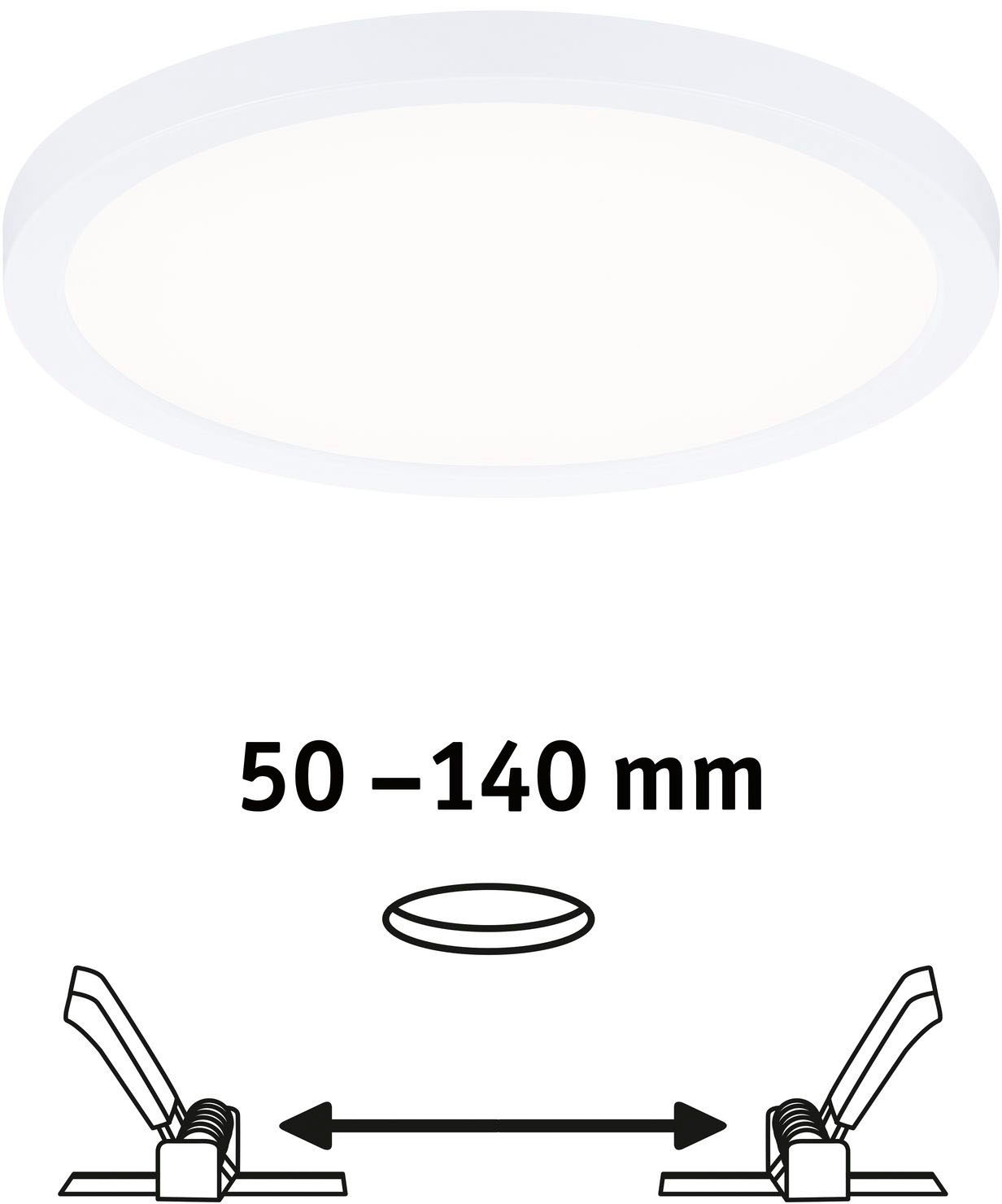 Paulmann LED Einbauleuchte »Areo« LED-Modul 1 Stk. Neutralweiß LED-Modul