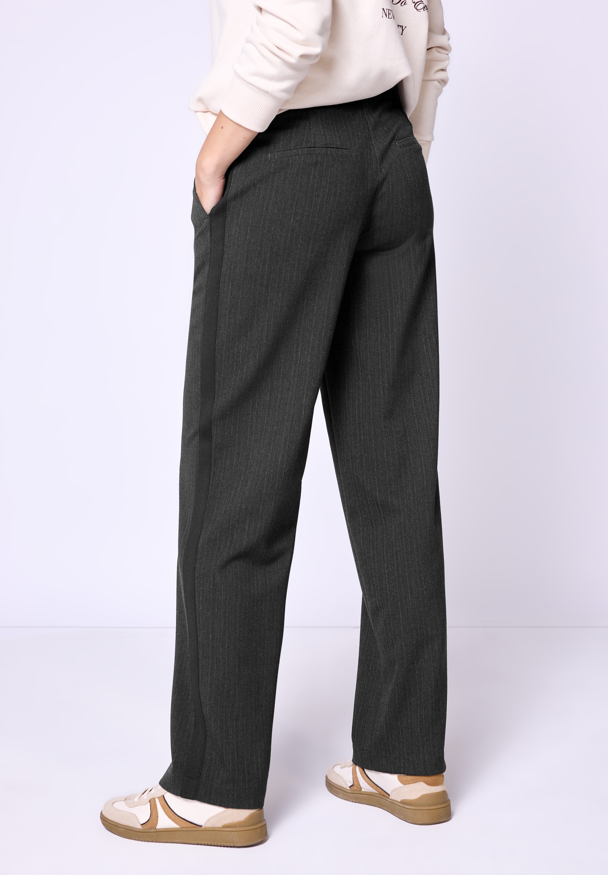 STREET ONE STUDIO Stoffhose  Middle Waist