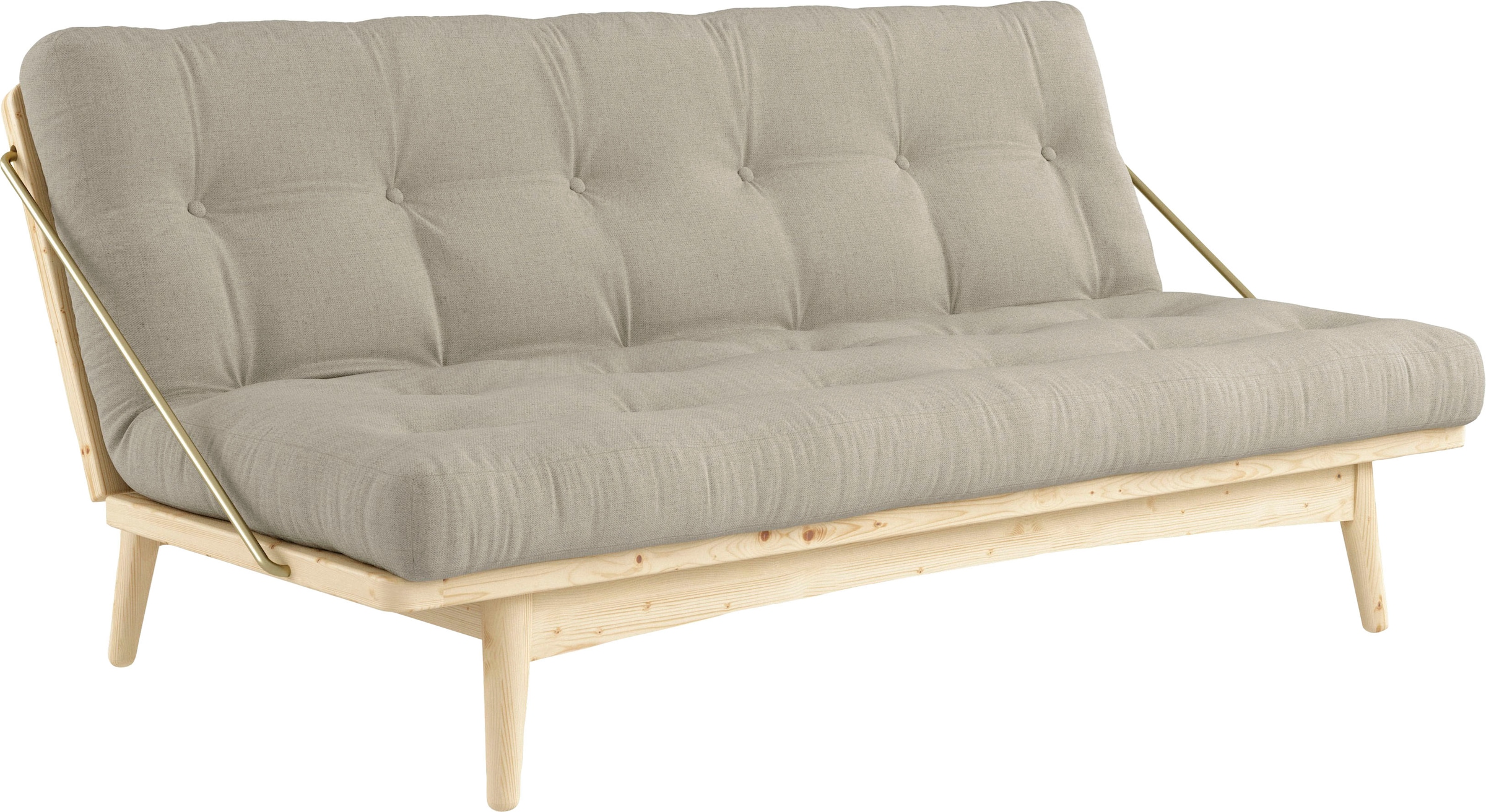 Karup Design Schlafsofa »Folk«, aus massiven Kiefernholz, inkl. Futonmatratze