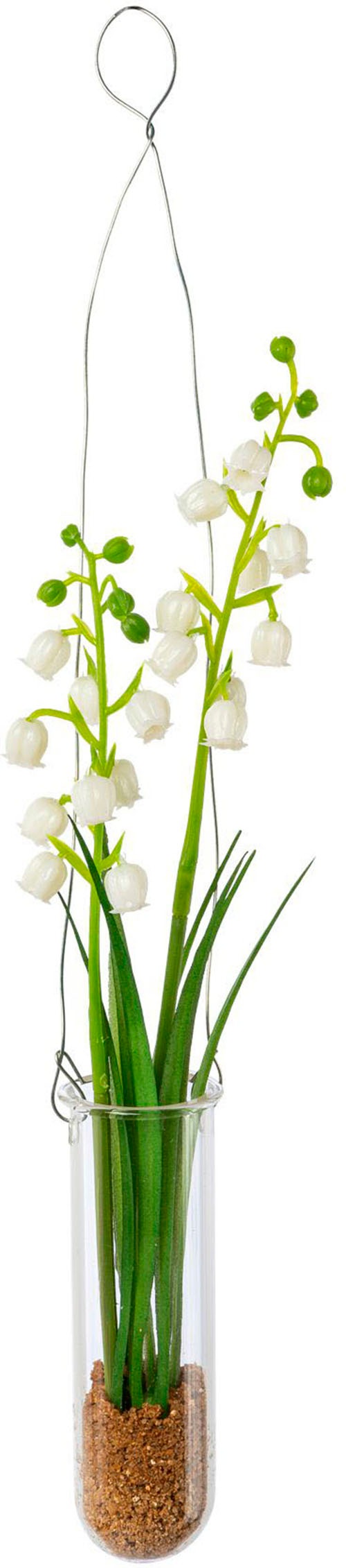 Creativ green Kunstblume "Maiglöckchen in Hängevase" günstig online kaufen