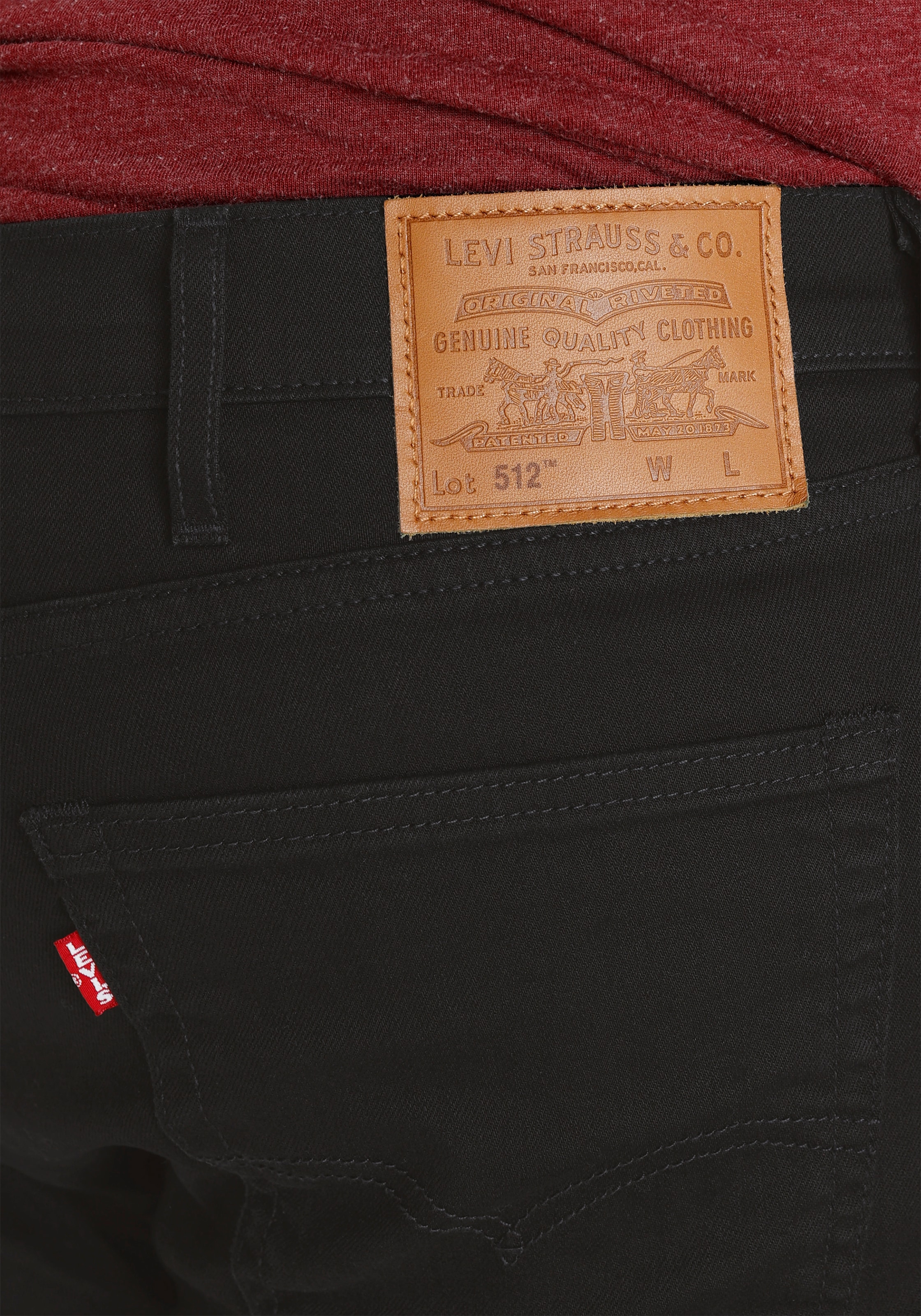 Levi's® Plus Tapered-fit-Jeans »512«, in authentischer Waschung