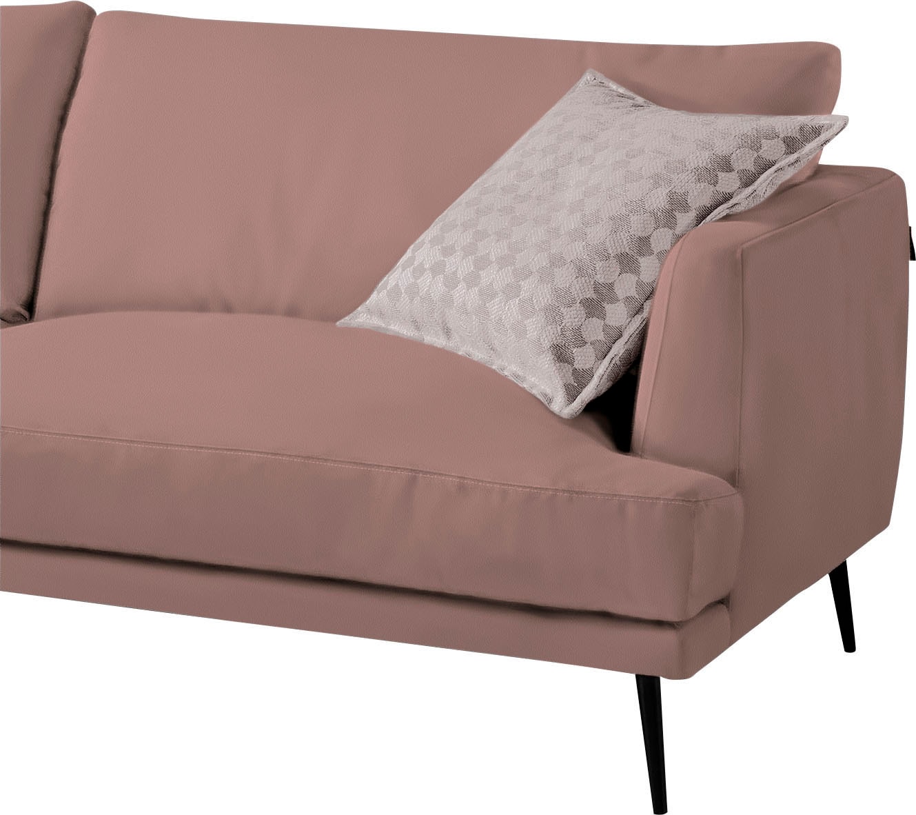Egoitaliano Ecksofa »Sophia, Designsofa mit extrakomfortablem Sitzkomfort«, mit Daunenfederung, L-Form