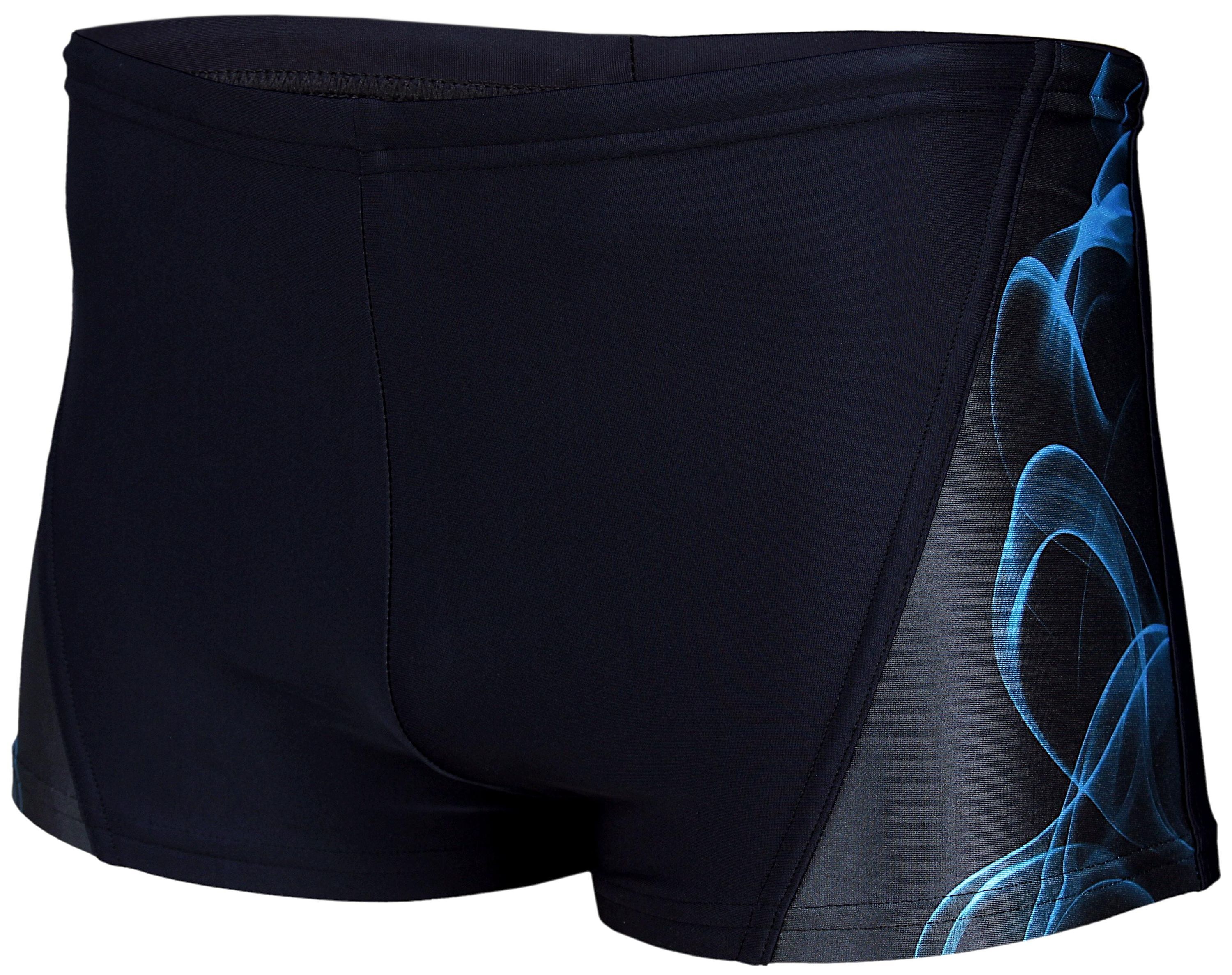 AQUARTI Badehose "Badehose Aquarti Herren Badehose Kurz Sportlich Streifen"