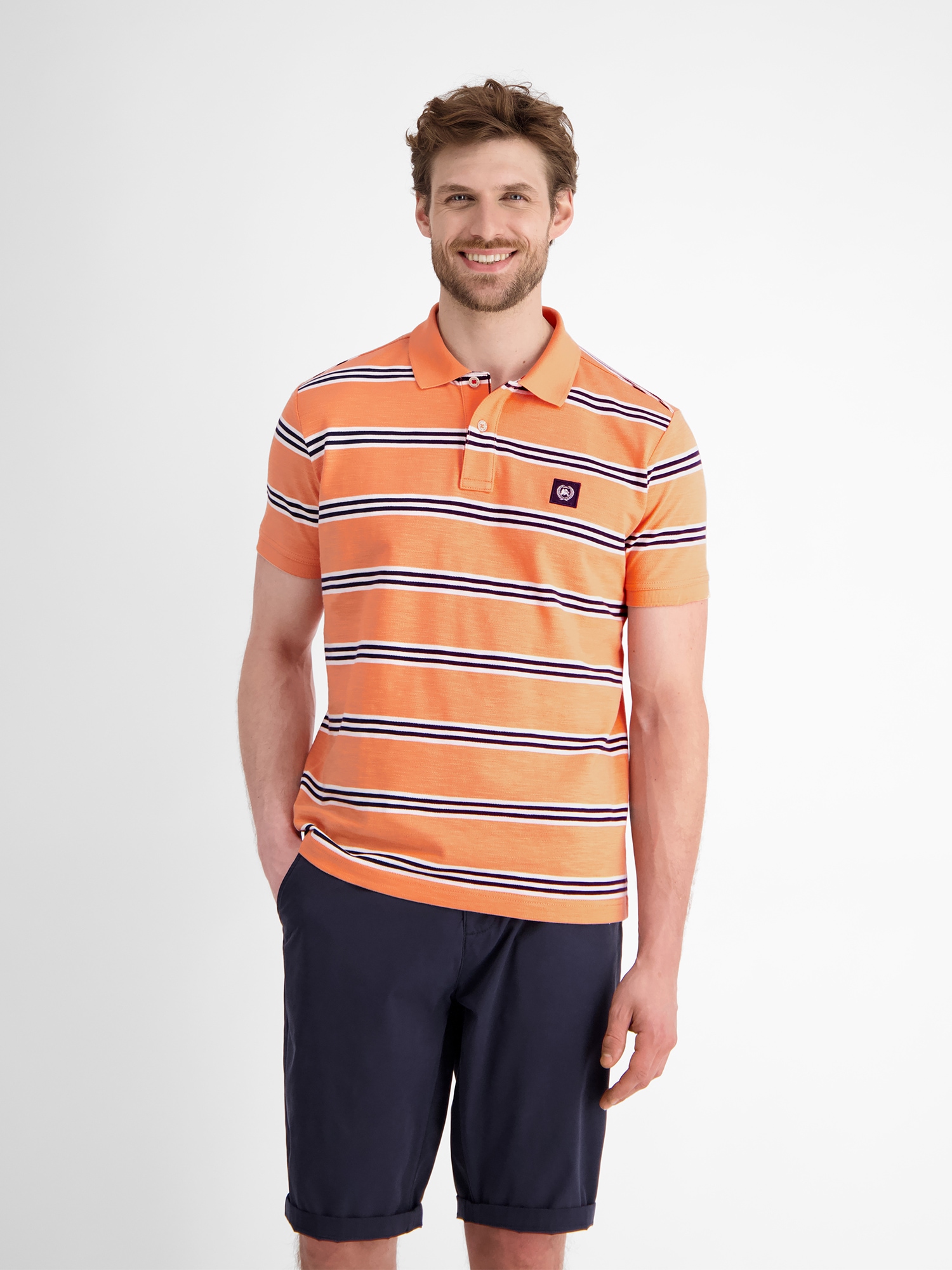 LERROS 1100000002199 "Herren Poloshirt in Rugby-Optik"