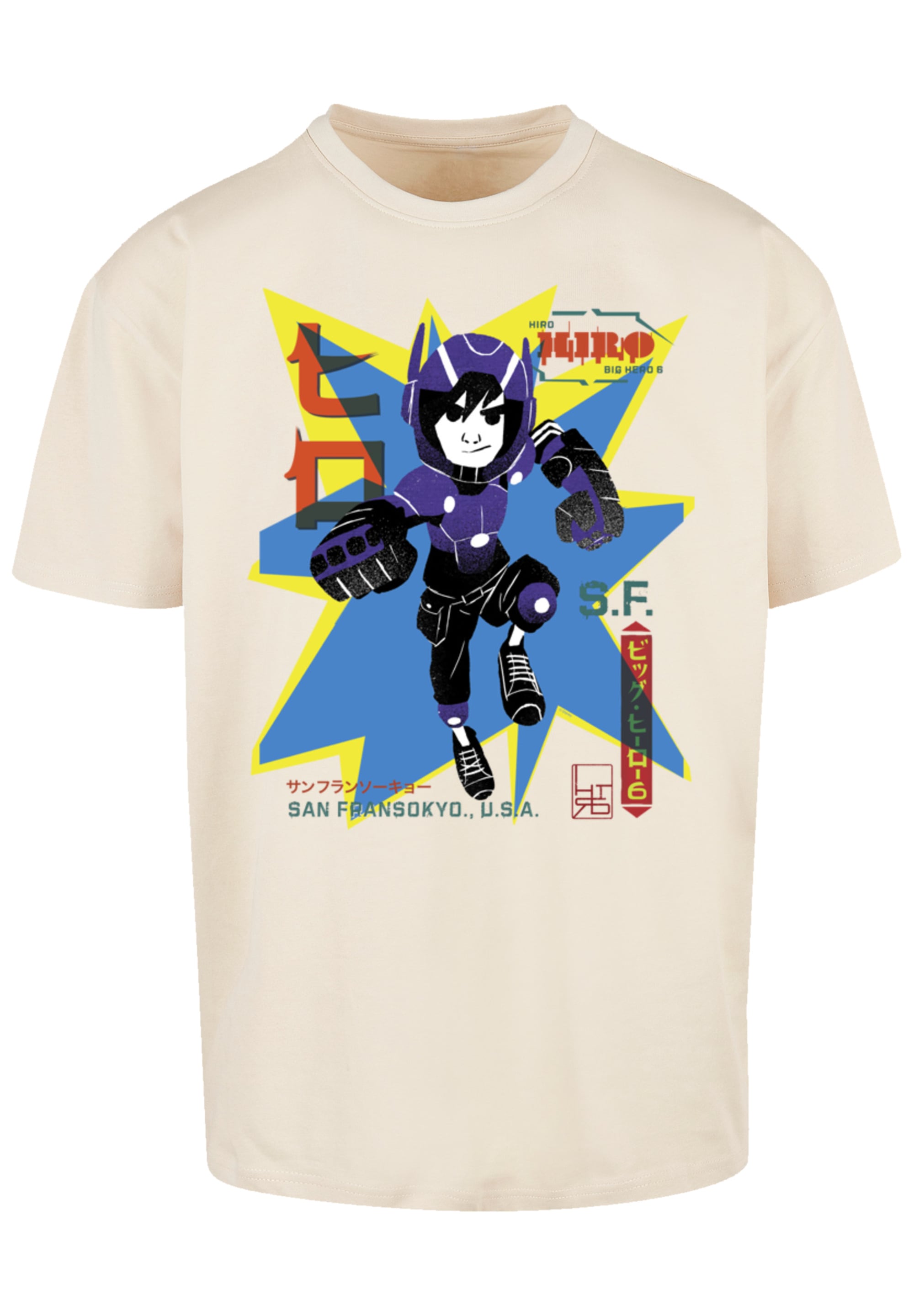F4NT4STIC T-Shirt »Big Hero 6 Hiro Manga«, Premium Qualität