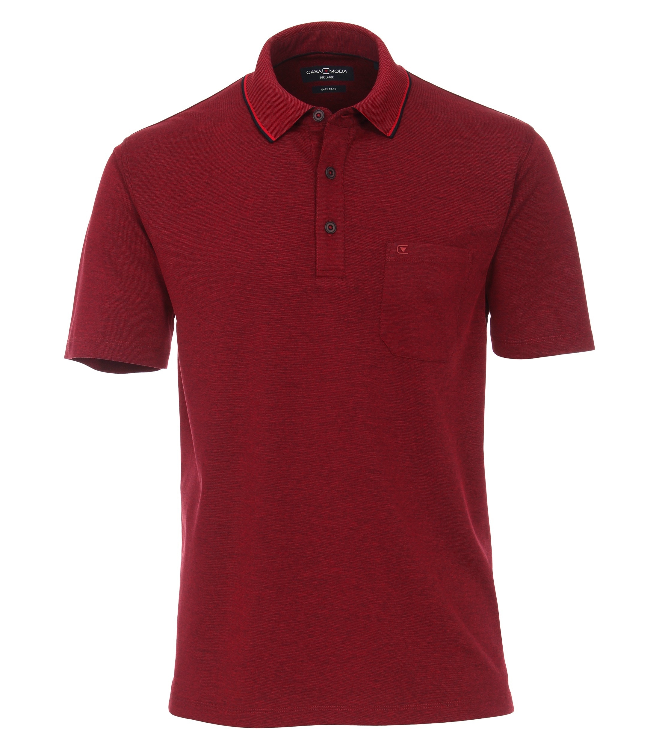 CASAMODA Poloshirt "CASAMODA Polo-Shirt uni" günstig online kaufen