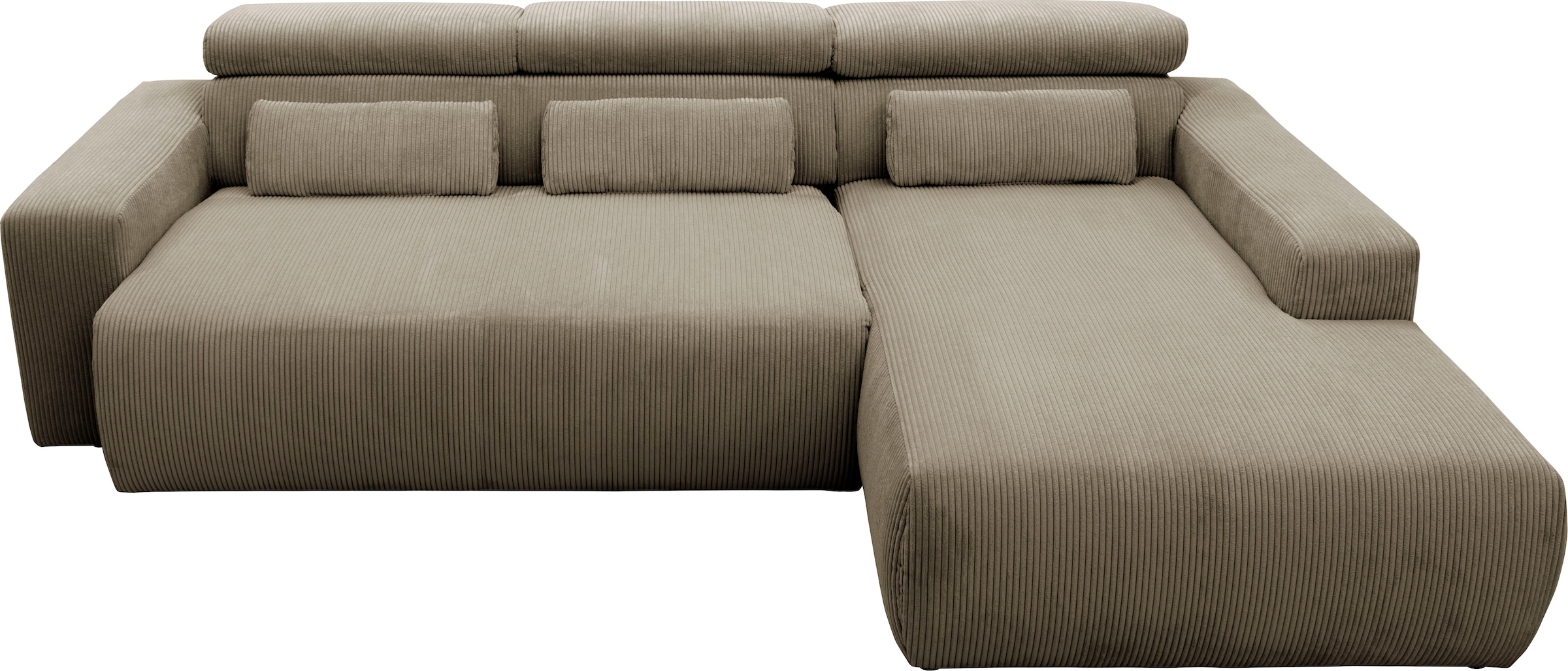 DOMO collection Ecksofa "Brandon große Ausführung B/T/H: 289/177/80 cm, auc günstig online kaufen