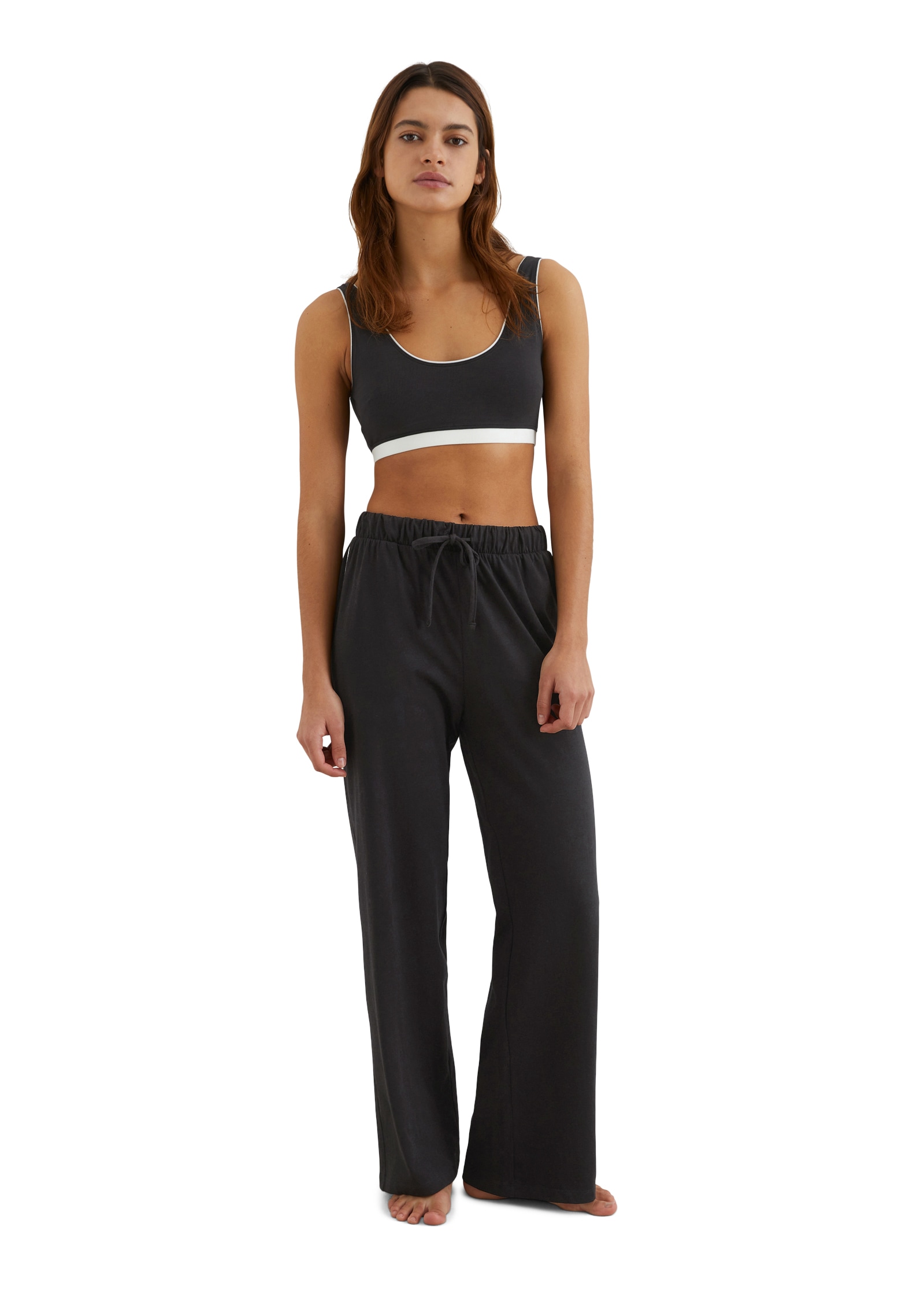 Marc OPolo Loungehose "Mix & Match Jersey", mit Tunnelzug und Bindeband günstig online kaufen